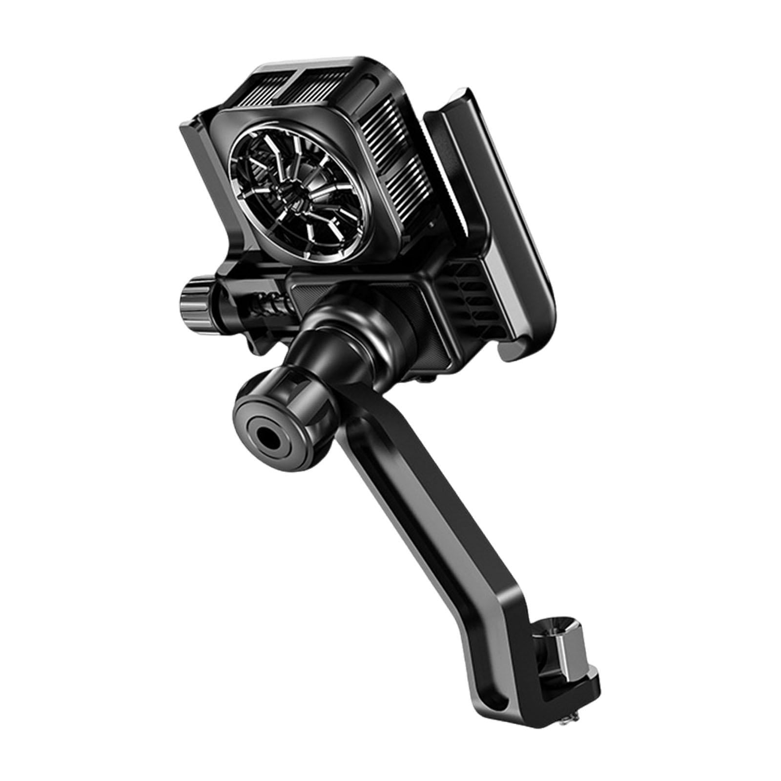 Motorcycle Bike Phone Cooler Holder Stable Mobile Phone Cooling Fan GW06 13