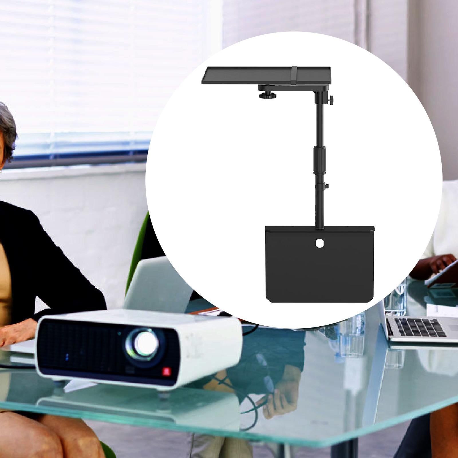 Projector Stand Convenient Projector Mounting Base for Home Desk Living Room Tray