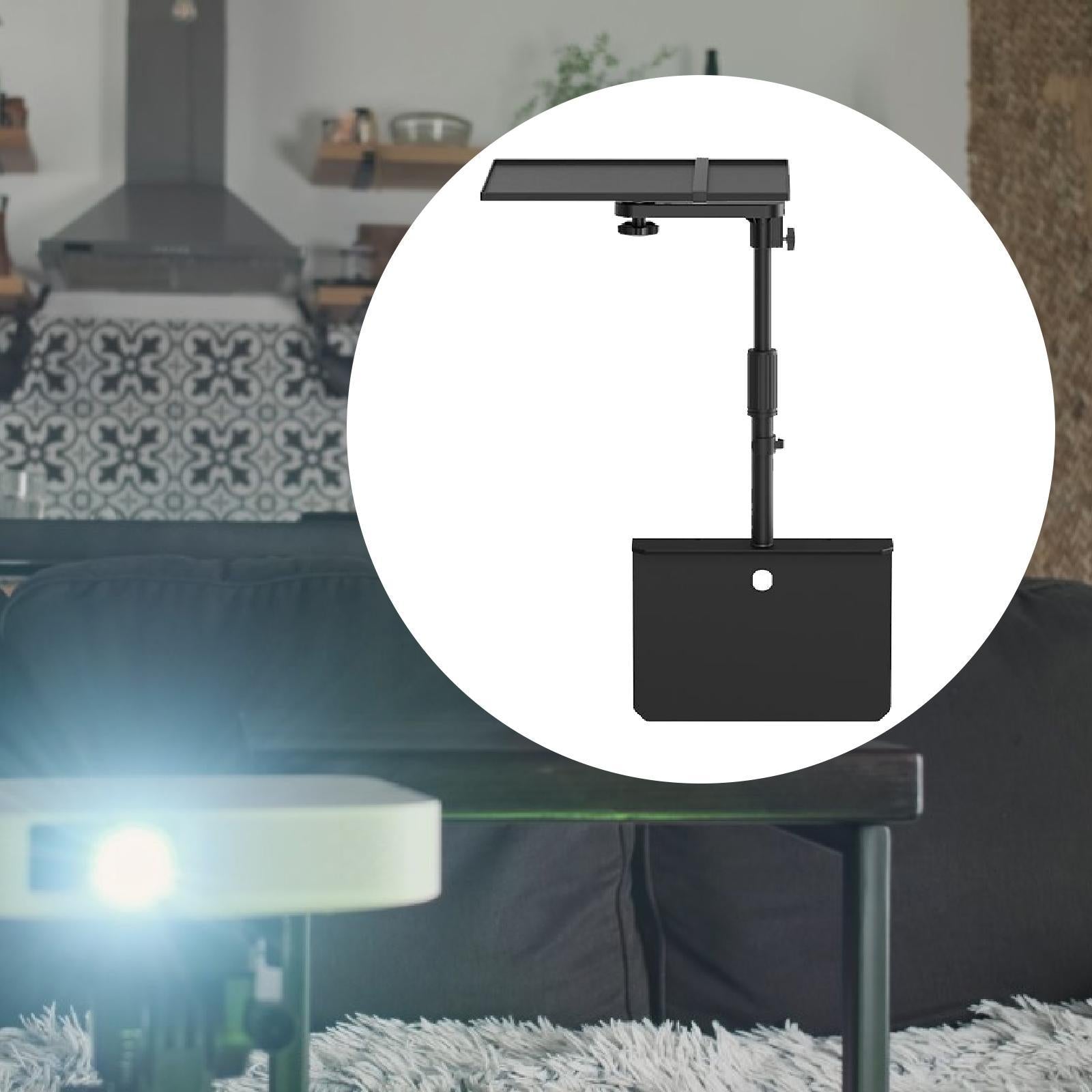 Projector Stand Convenient Projector Mounting Base for Home Desk Living Room Tray