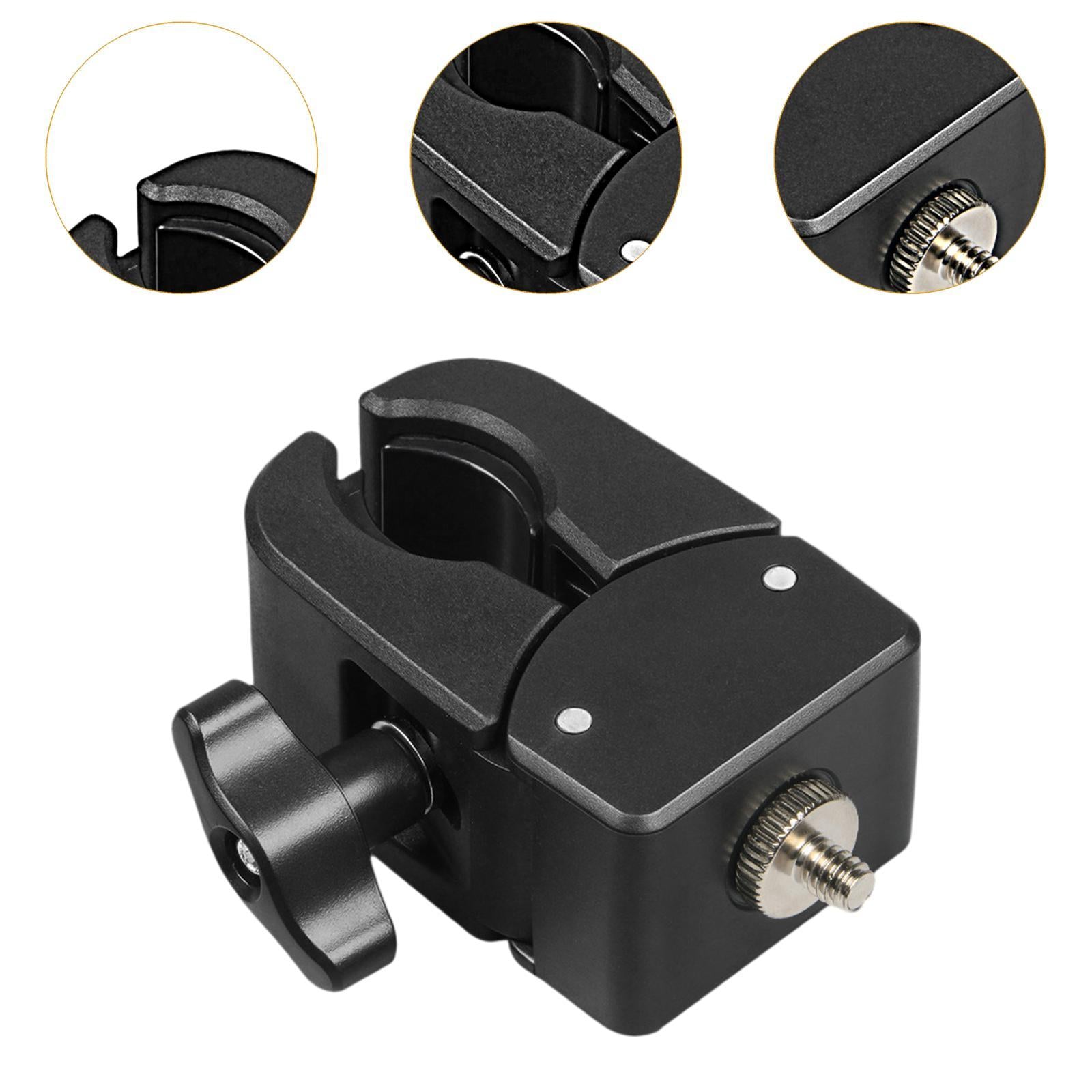 C Clamp Base Stand Mounting Accessory 1.5-4.5 cm Adjustable Thick Desk Clamp Style B