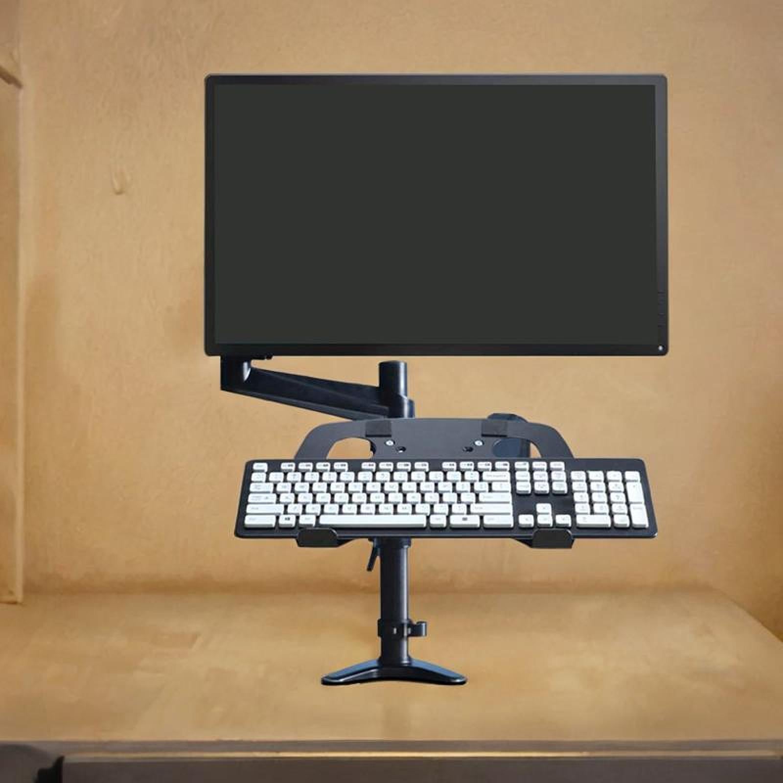 Laptop Tray for Monitor Mount Lightweight Notebook Tray for Home Office Desk