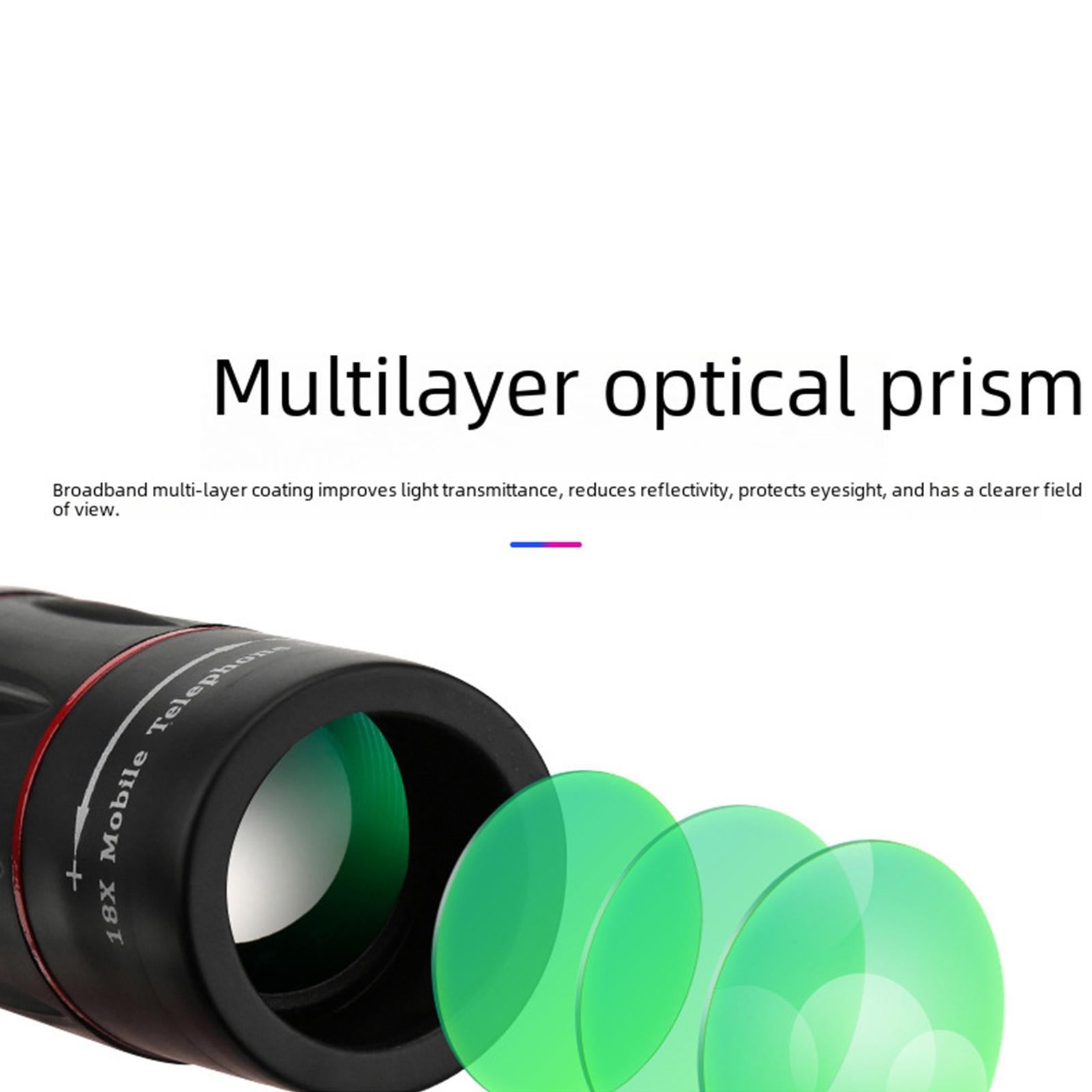 Monocular Telescope for Smartphone Telescope for Stargazing Wildlife Concert