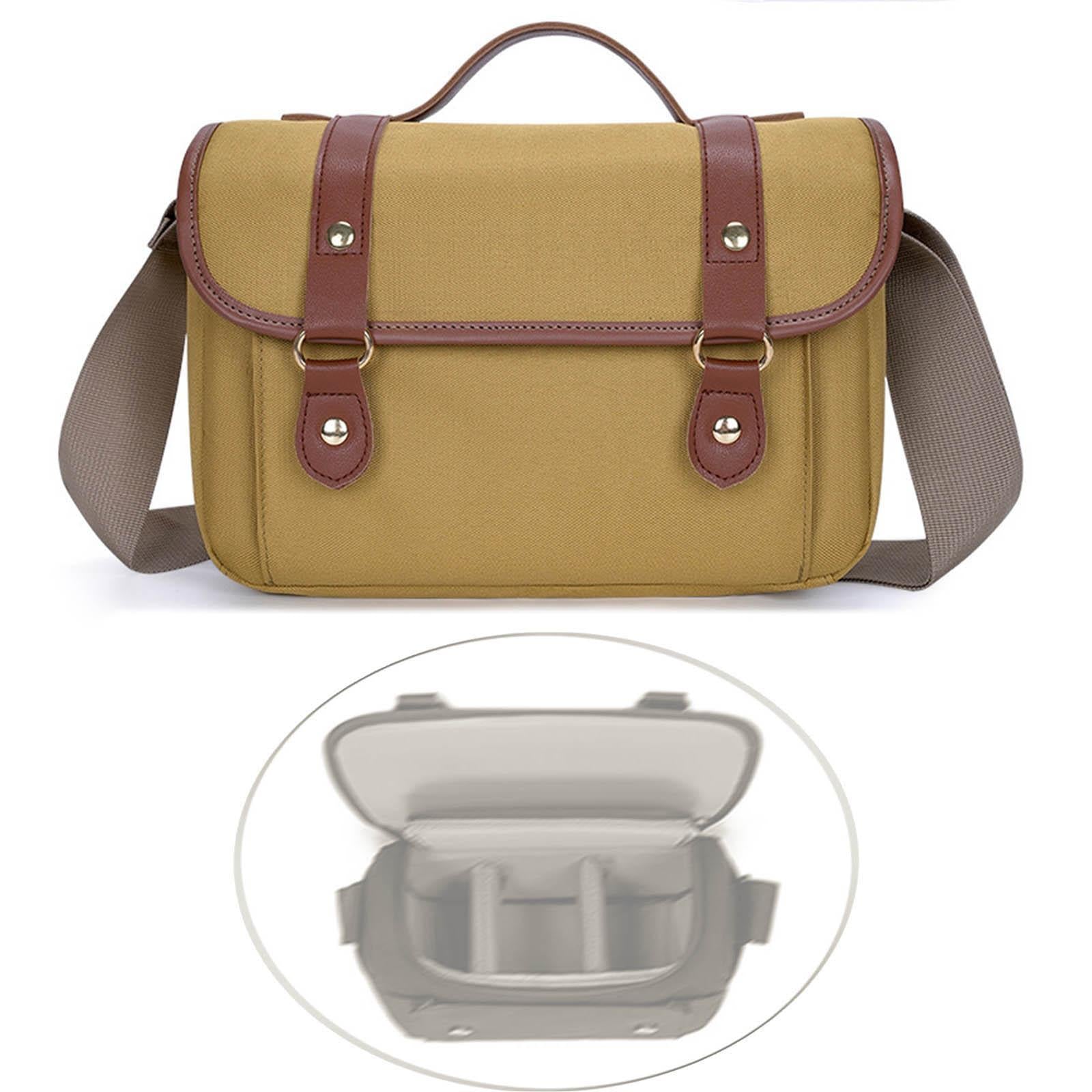 Digital Camera Bag Protection Water Resistant Lightweight Camera Travel Case Yellow