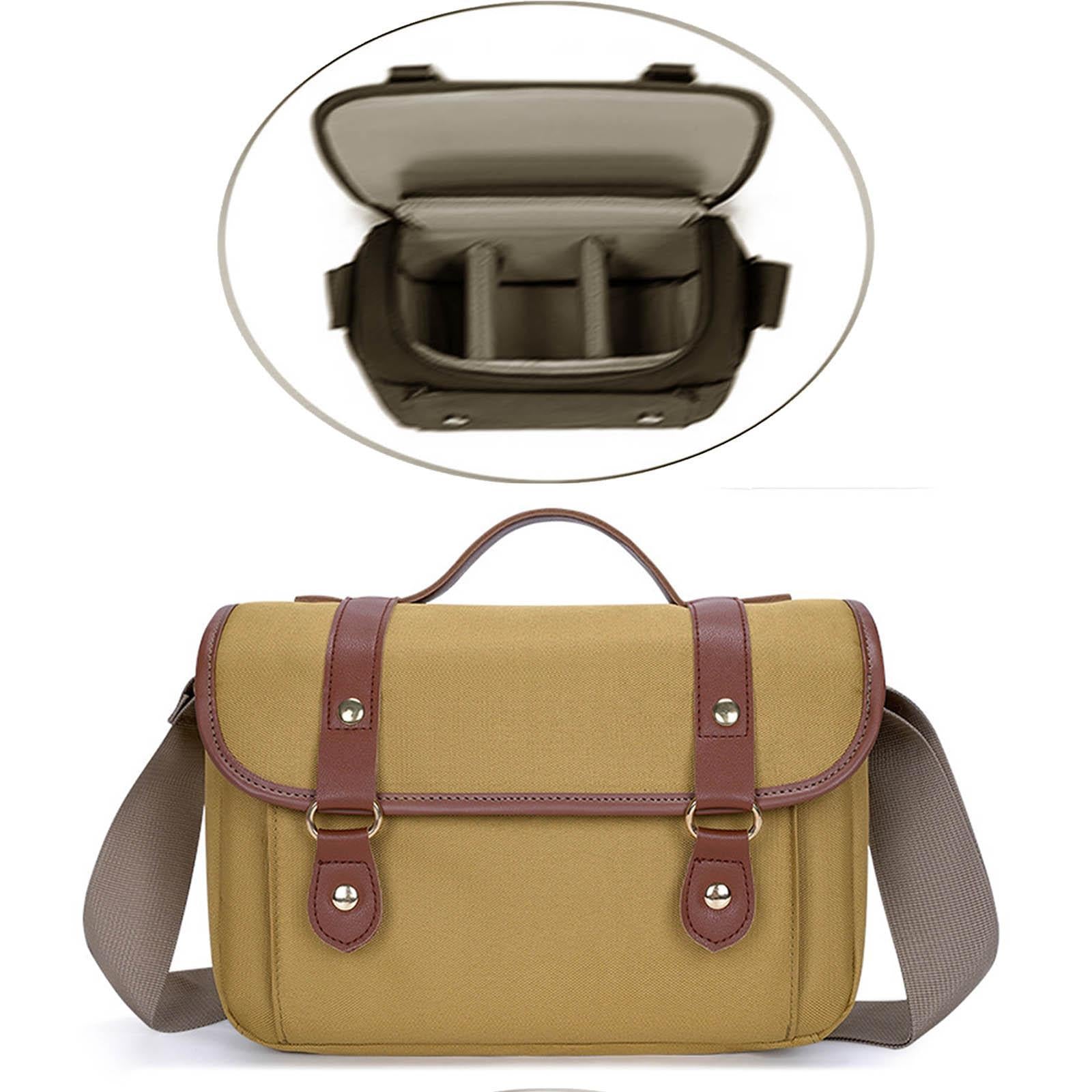 Digital Camera Bag Protection Water Resistant Lightweight Camera Travel Case Yellow