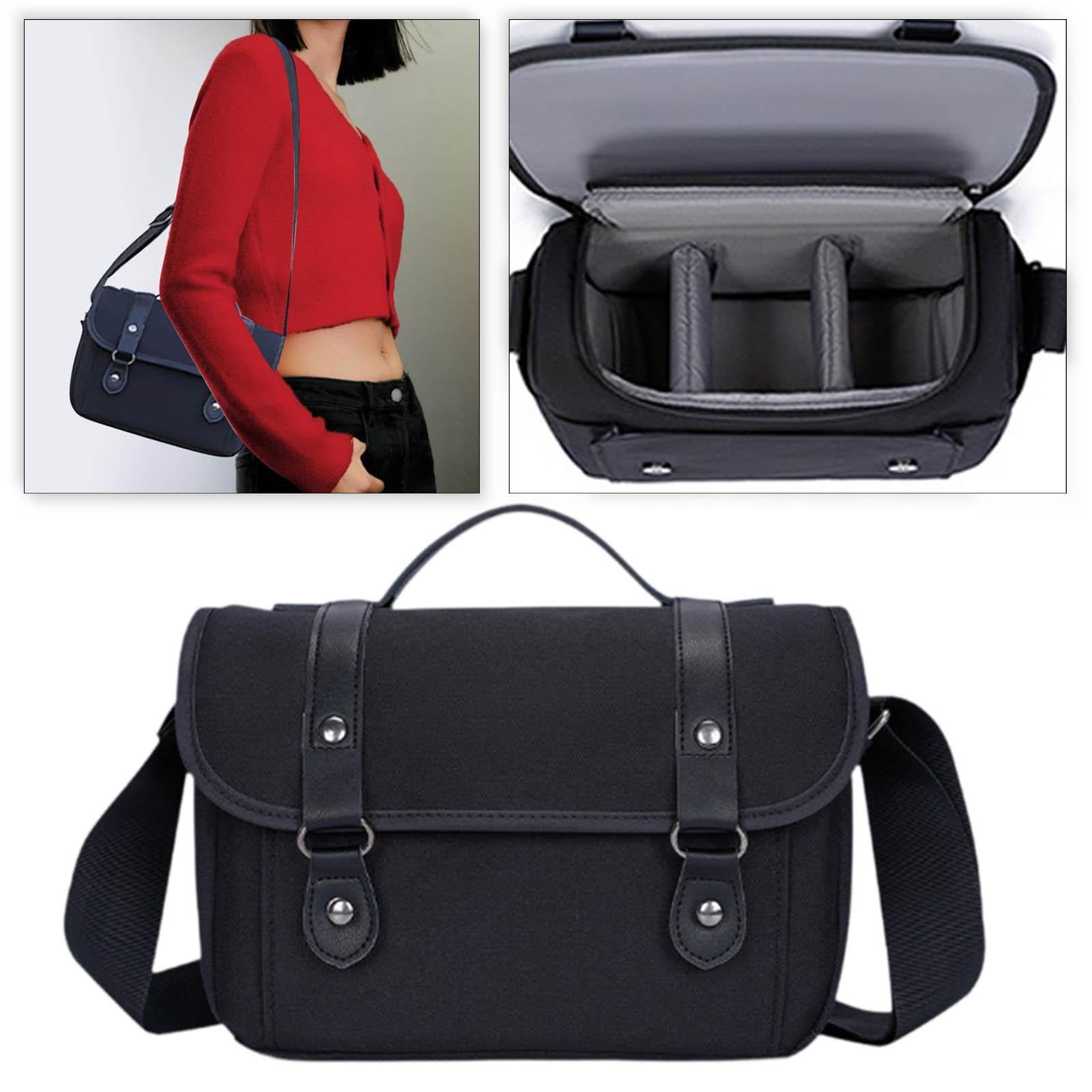 Digital Camera Bag Protection Water Resistant Lightweight Camera Travel Case Black