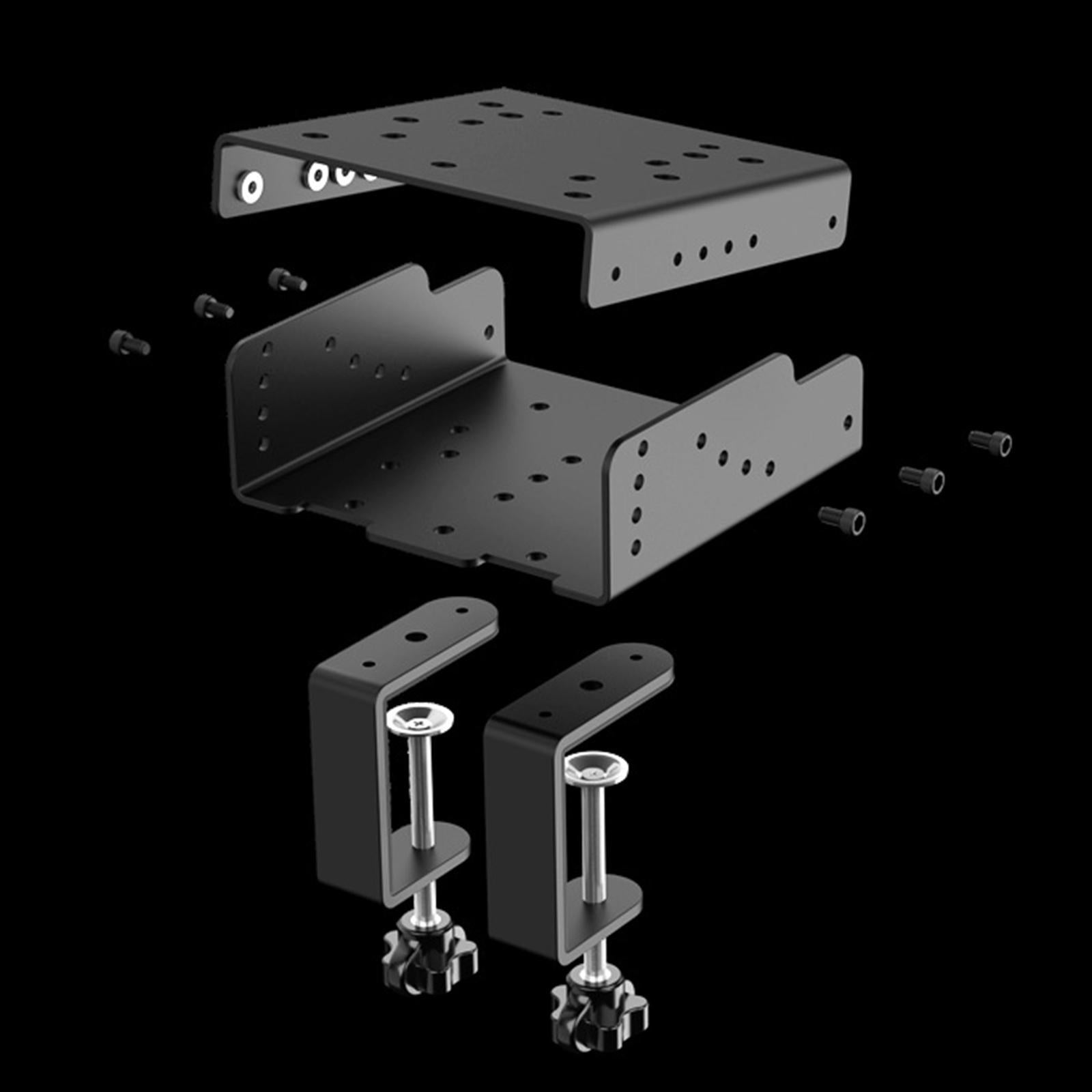 Gaming Race Wheel Desk Bracket Sturdy Stable Gaming Accessories Desk Mount