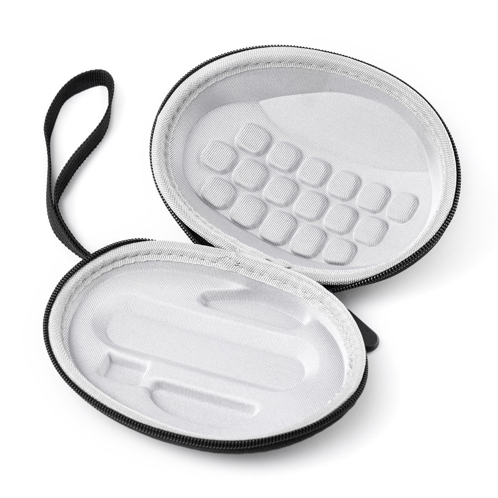 Mouse Case Wear Resistant Pouch Mini Black Carrying Case for Travel Carrying 11.5cmx8.3cmx4.7cm