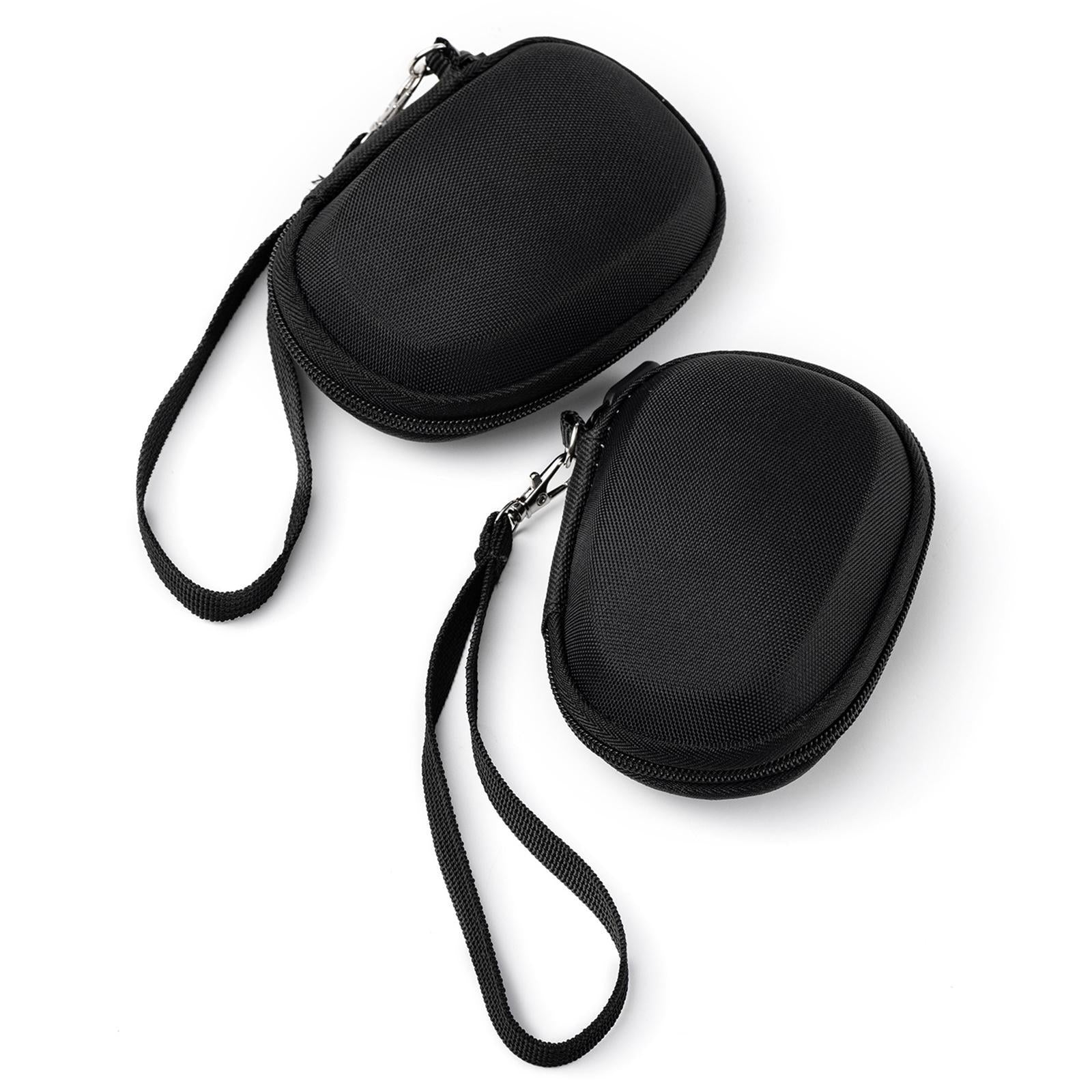 Mouse Case Wear Resistant Pouch Mini Black Carrying Case for Travel Carrying 11.5cmx8.3cmx4.7cm
