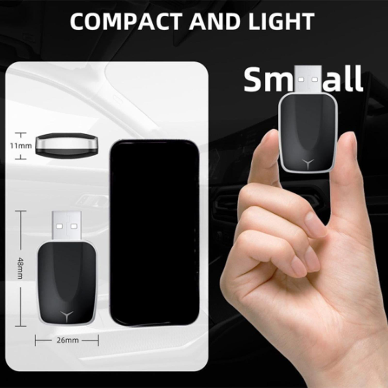 Mini Auto Wireless Adapter Car Interconnection Box Accessory Multifunctional silver