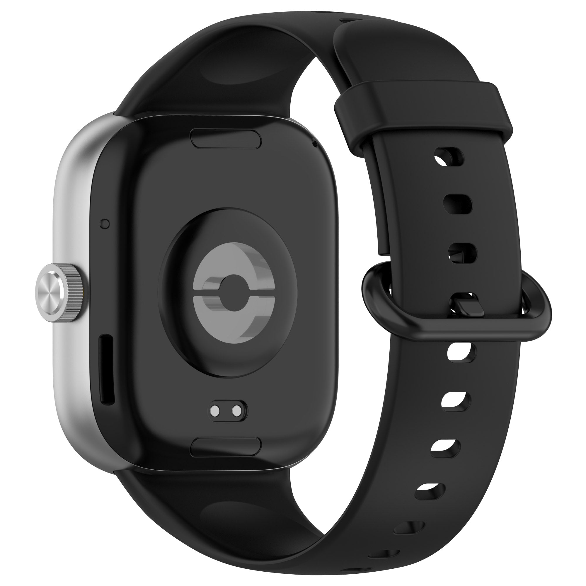 Wrist Band for Xiaomi Redmi Watch 4 Soft Silicone Smartwatch Bracelet Strap - Black