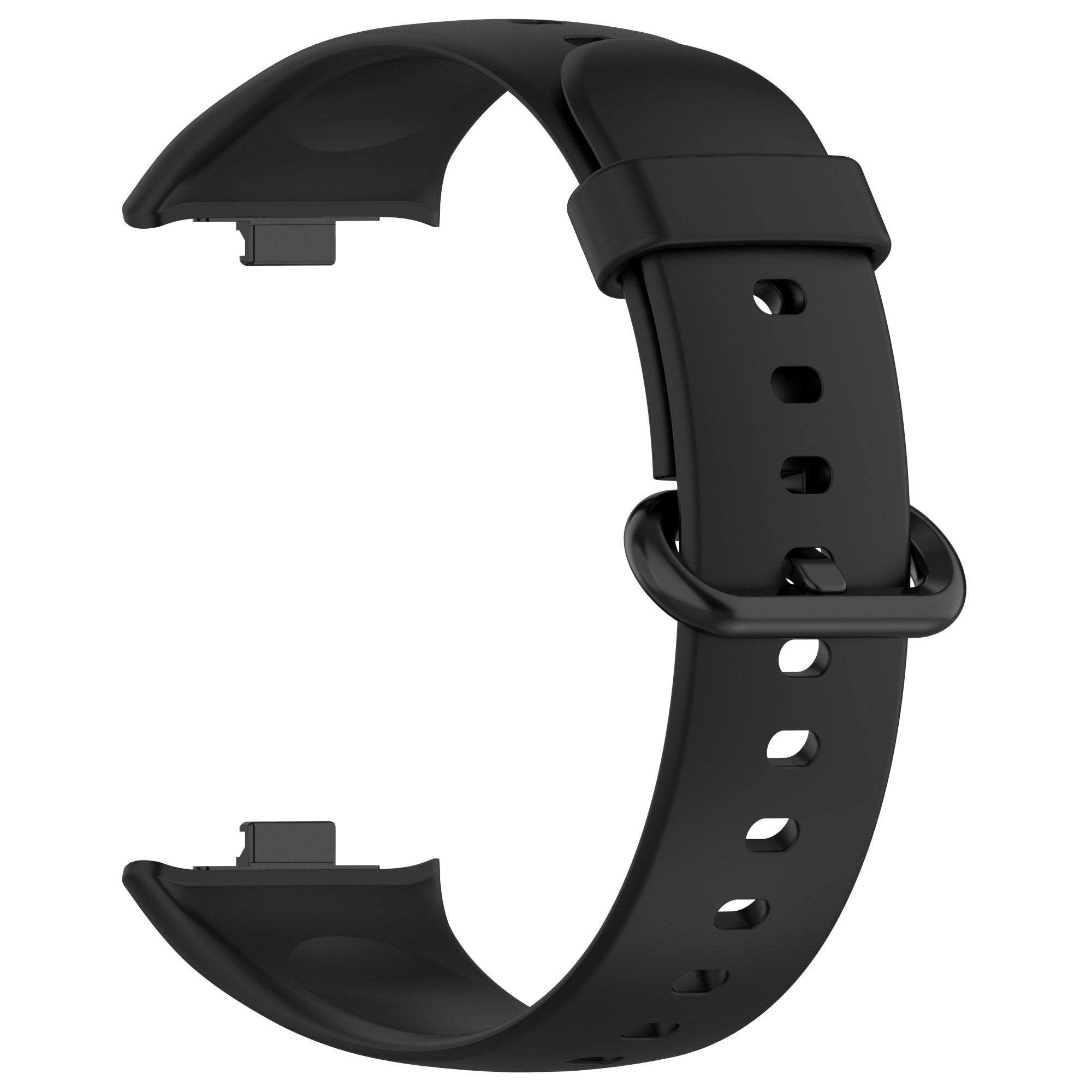 Wrist Band for Xiaomi Redmi Watch 4 Soft Silicone Smartwatch Bracelet Strap - Black