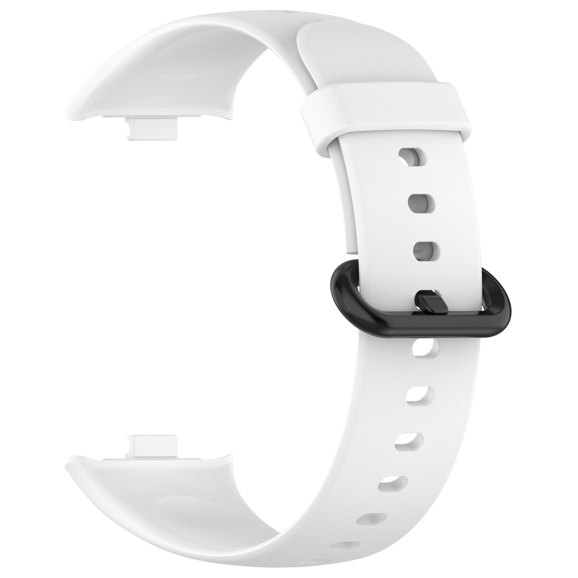 Wrist Band for Xiaomi Redmi Watch 4 Soft Silicone Smartwatch Bracelet Strap - White