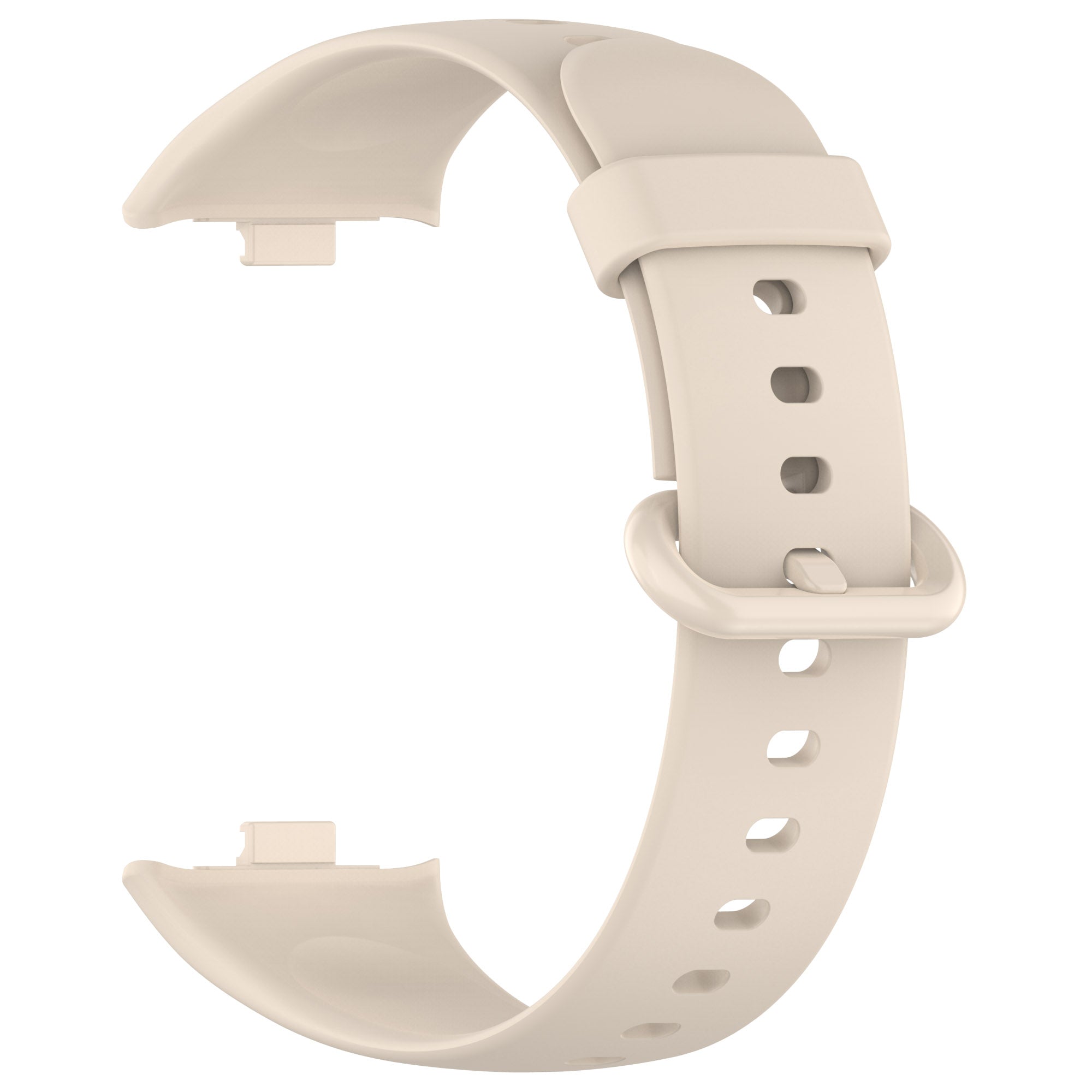 Wrist Band for Xiaomi Redmi Watch 4 Soft Silicone Smartwatch Bracelet Strap - Beige