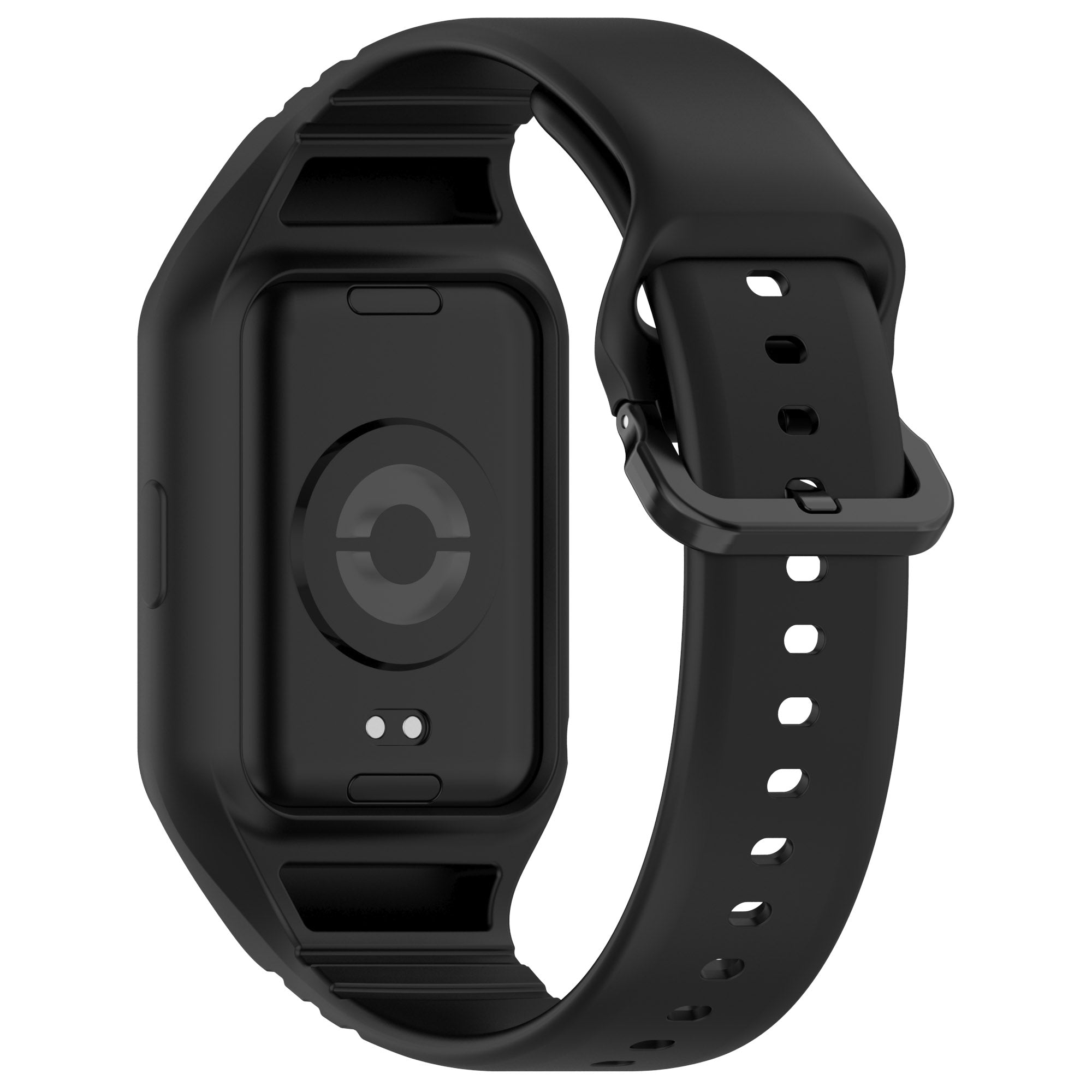 For Xiaomi Smart Band 8 Pro Easily Adjustable Watch Strap Flexible Silicone Wrist Band - Black