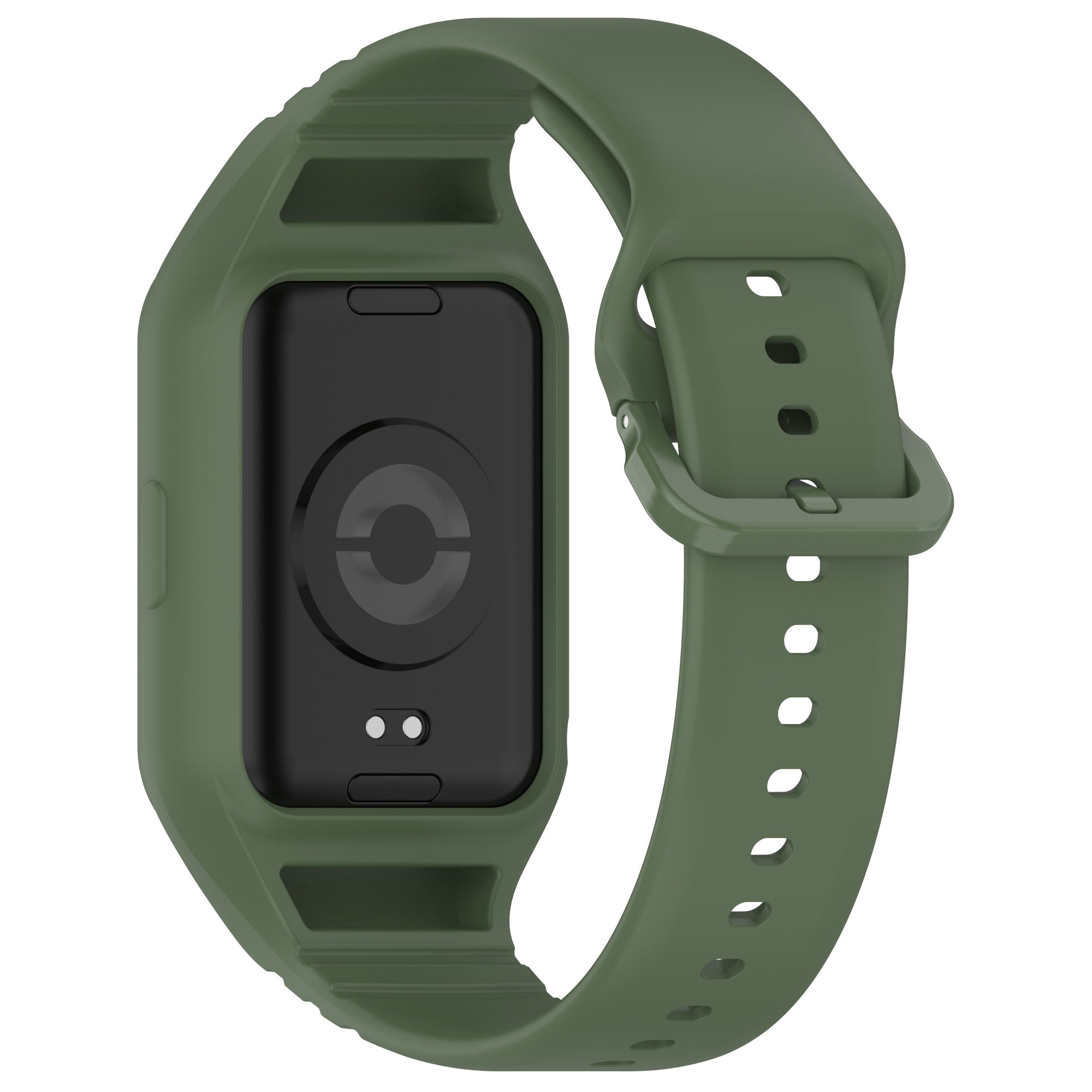 For Xiaomi Smart Band 8 Pro Easily Adjustable Watch Strap Flexible Silicone Wrist Band - Dark Green