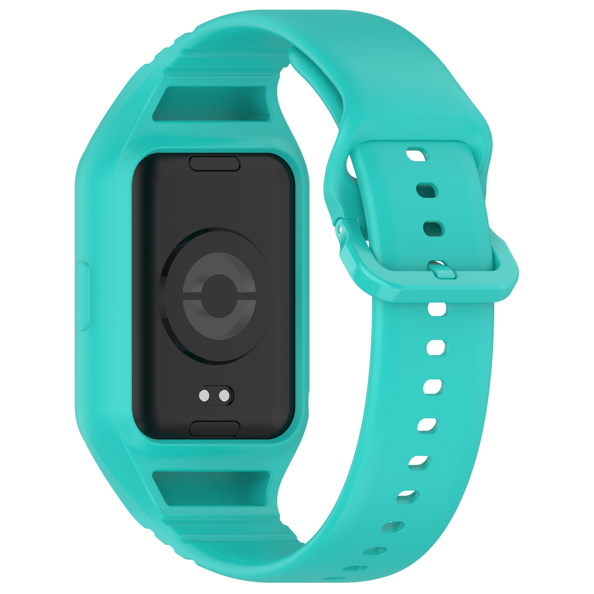 For Xiaomi Smart Band 8 Pro Easily Adjustable Watch Strap Flexible Silicone Wrist Band - Cyan