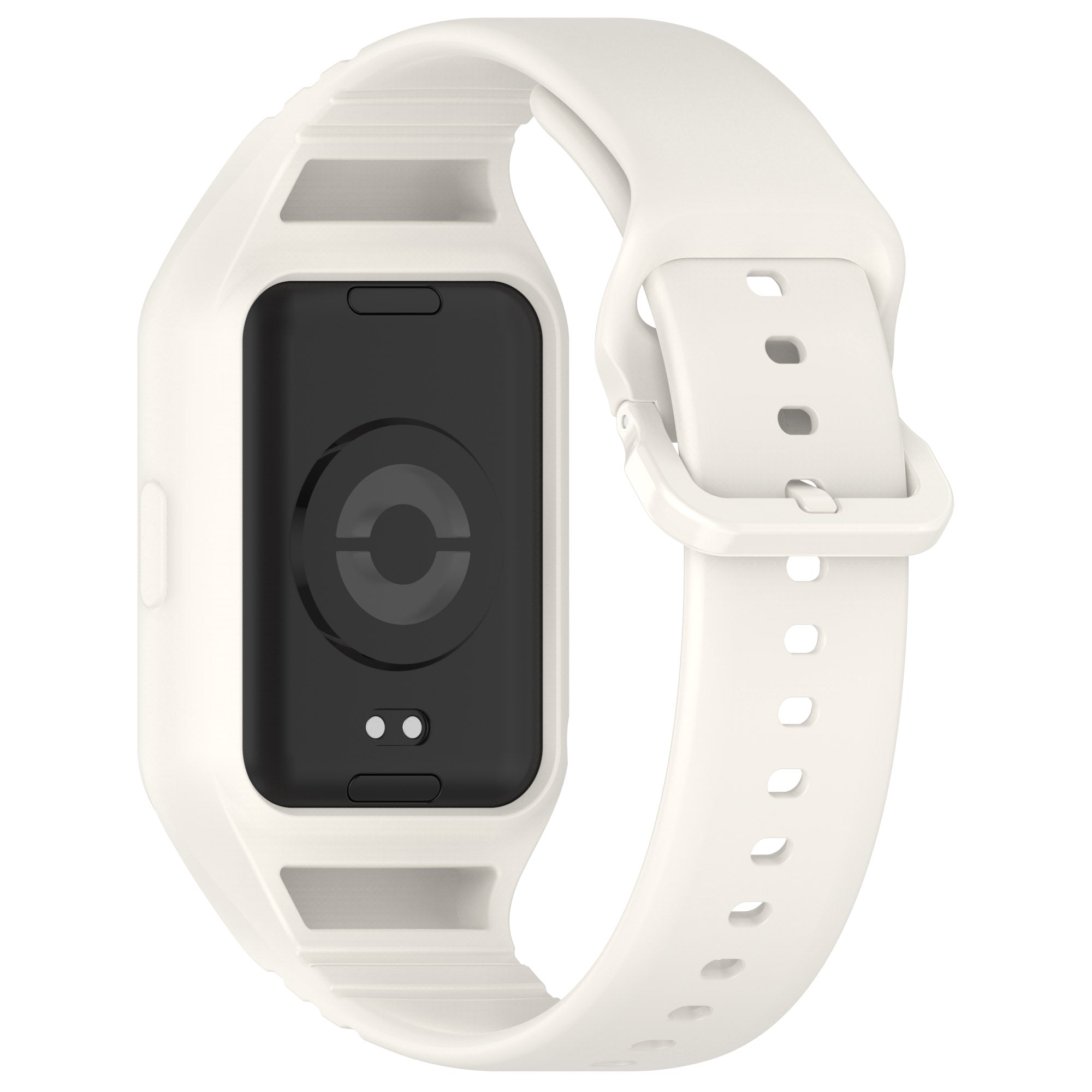 For Xiaomi Smart Band 8 Pro Easily Adjustable Watch Strap Flexible Silicone Wrist Band - Beige