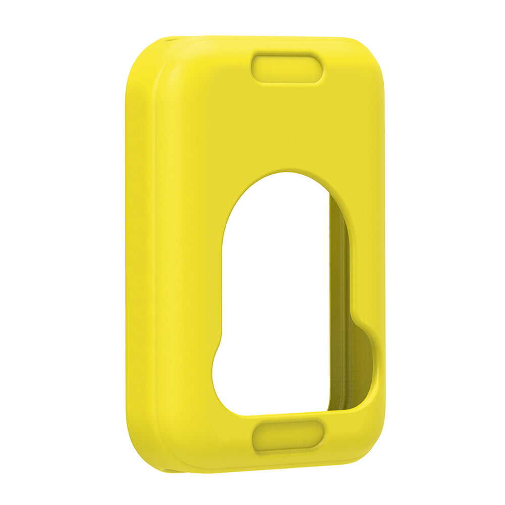 For Honor Band 9 Silicone Watch Case Protective Bumper Frame - Yellow