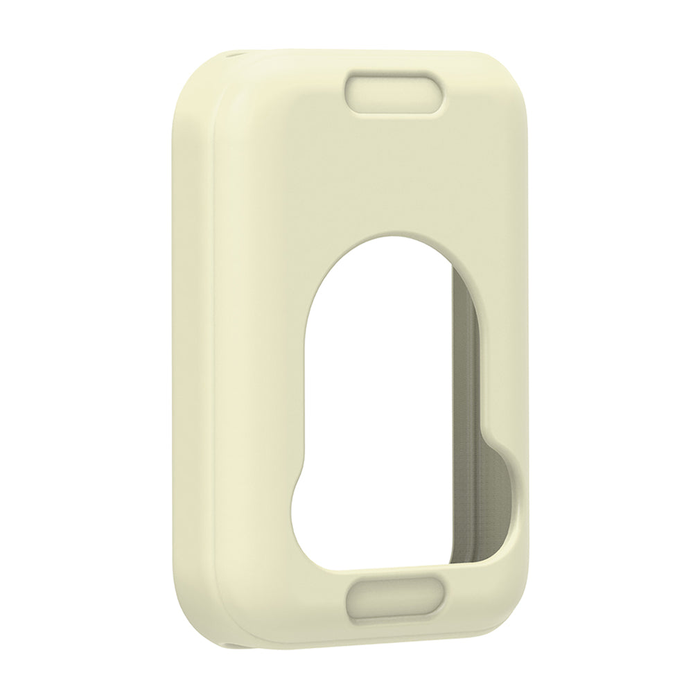 For Honor Band 9 Silicone Watch Case Protective Bumper Frame - Beige