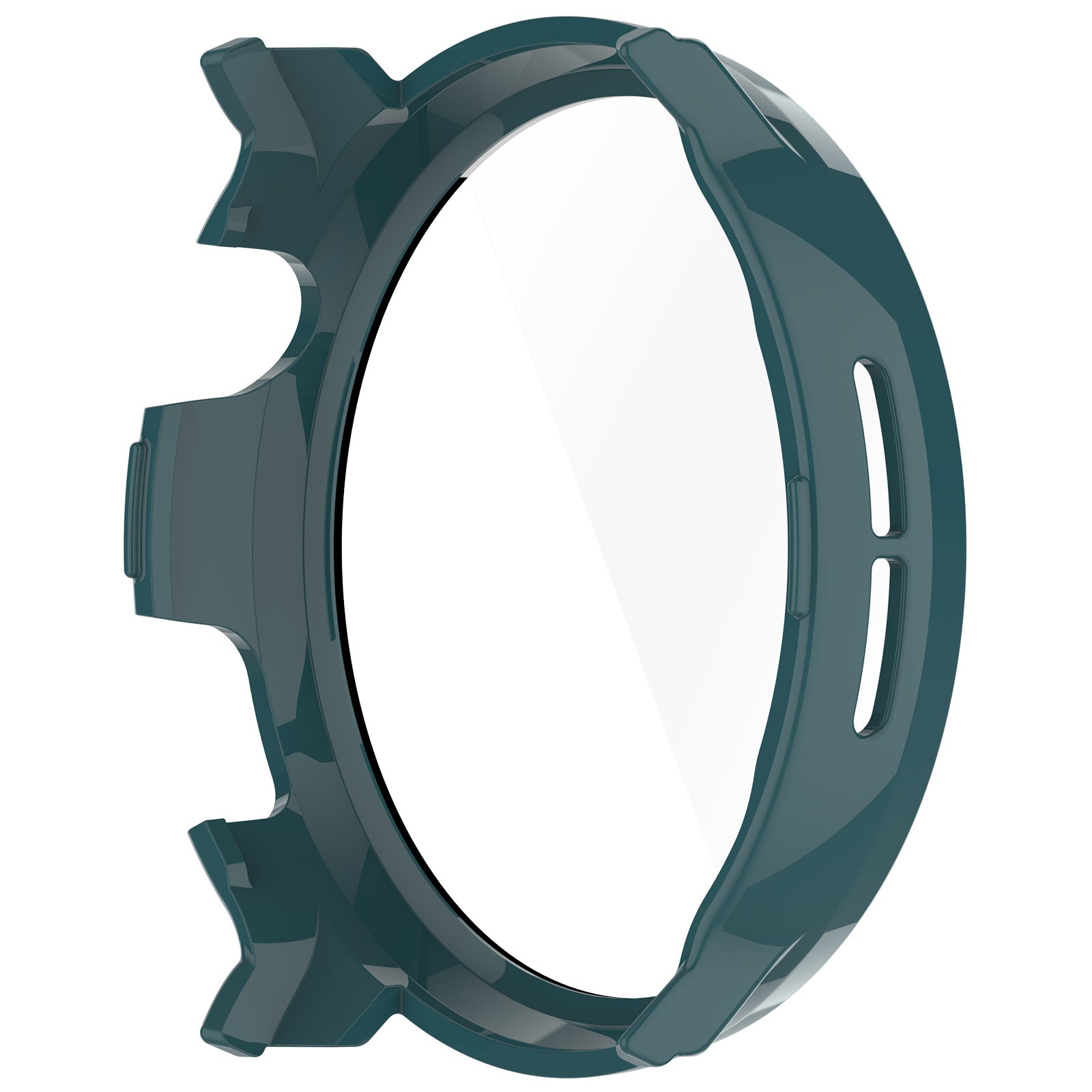 Hard PC Case for Mibro Watch Lite2 Watch Cover with Tempered Glass Screen Film - Green