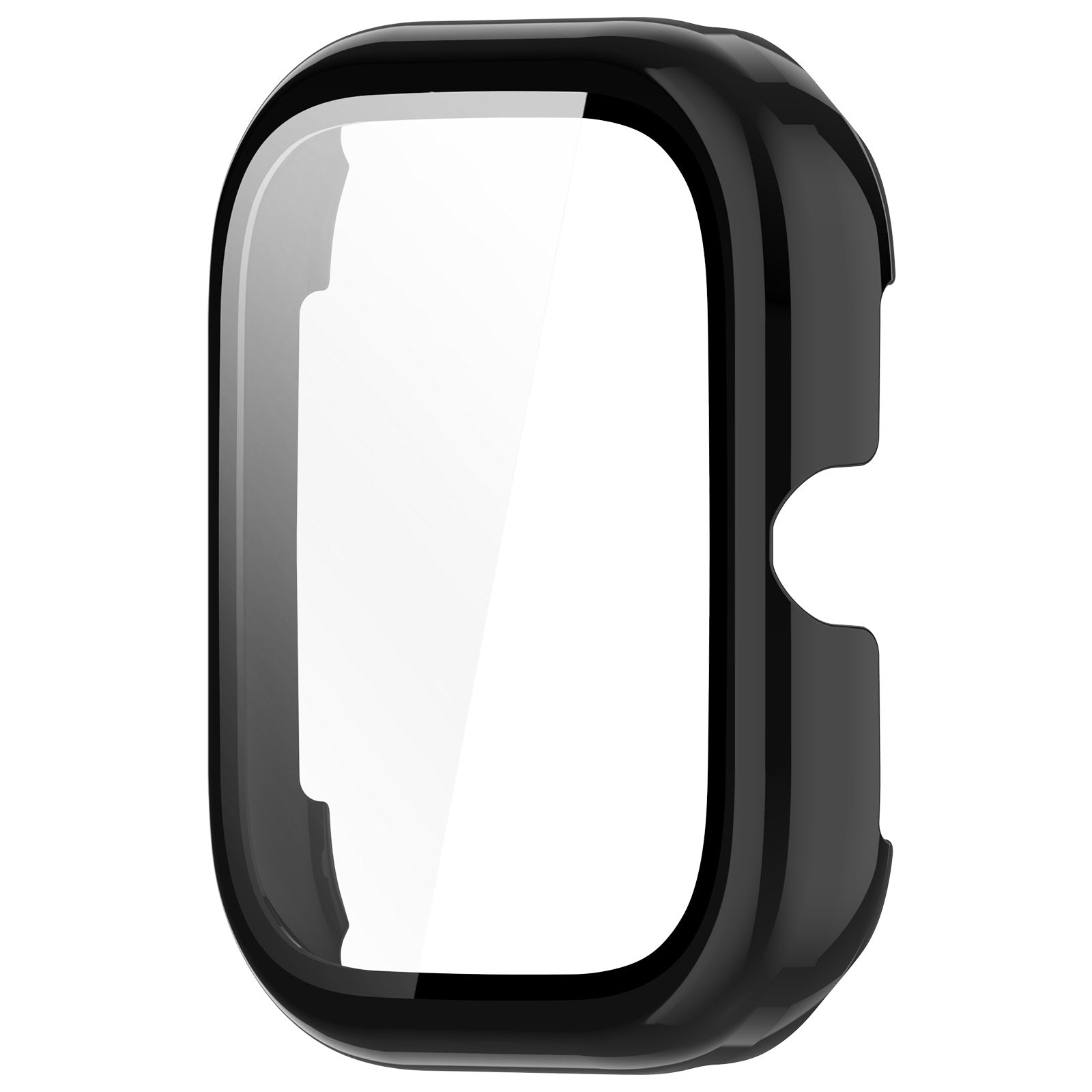 For Honor Choice Haylou Watch Protective Case PC Cover with Tempered Glass Screen Film - Black