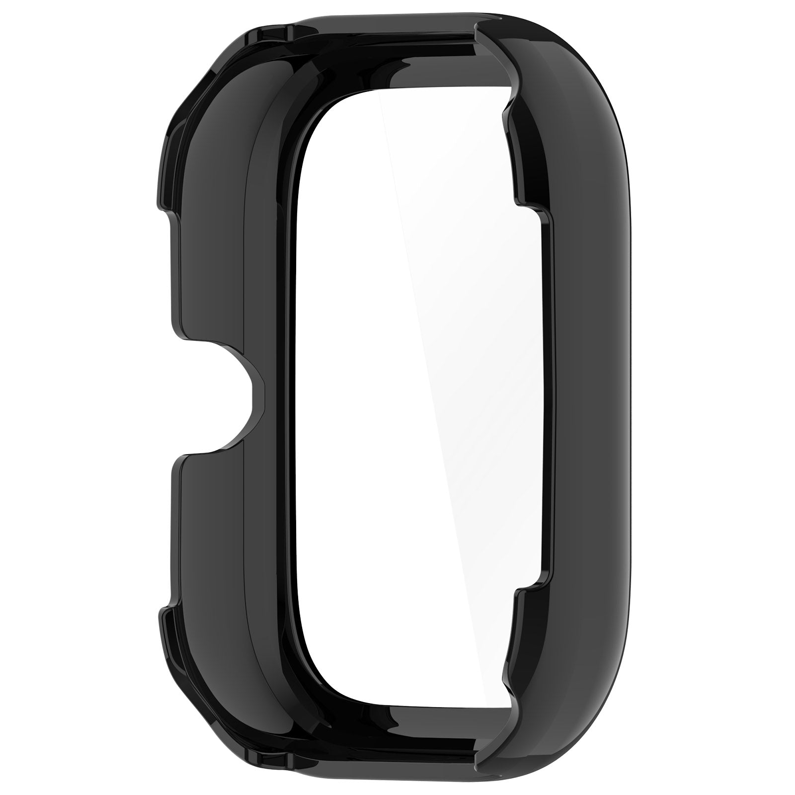 For Honor Choice Haylou Watch Protective Case PC Cover with Tempered Glass Screen Film - Black