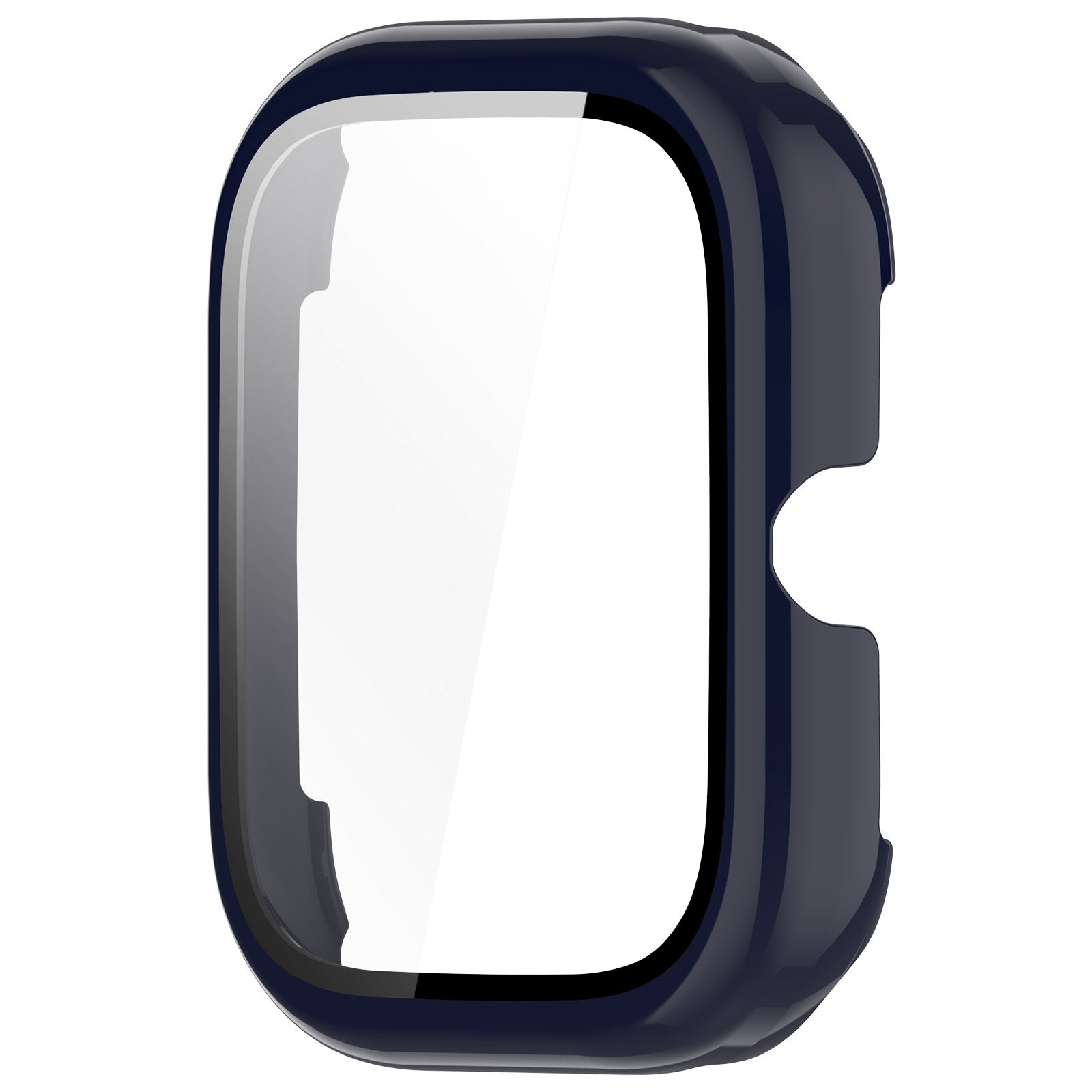 For Honor Choice Haylou Watch Protective Case PC Cover with Tempered Glass Screen Film - Dark Blue
