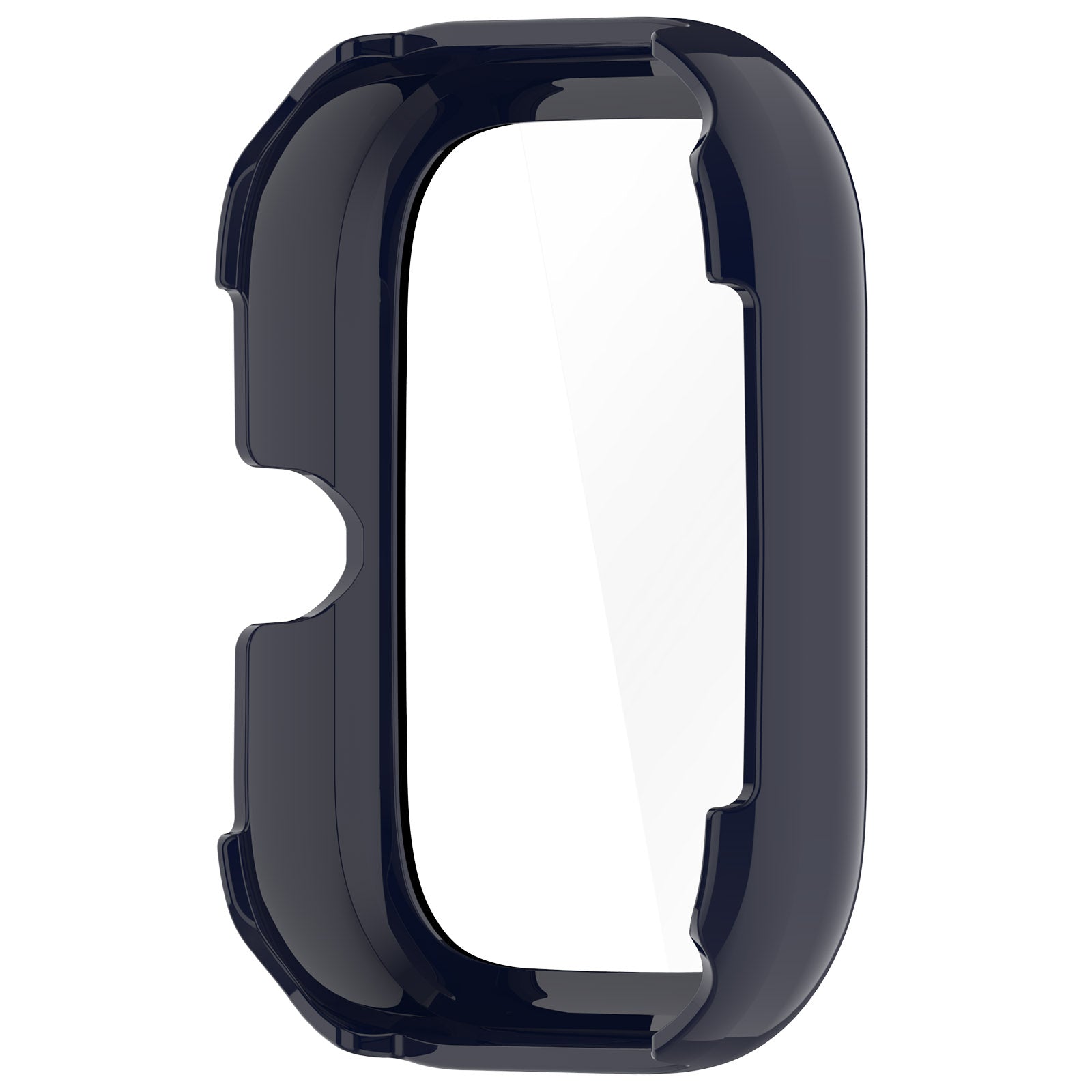 For Honor Choice Haylou Watch Protective Case PC Cover with Tempered Glass Screen Film - Dark Blue