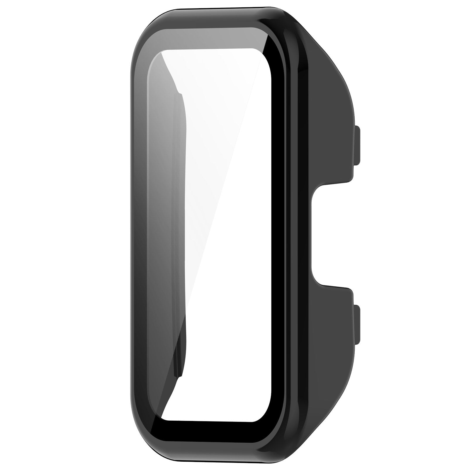 For Huawei Band 8 / 8 NFC / 9 / 9 NFC Hard PC Watch Cover with Tempered Glass Watch Screen Film - Black