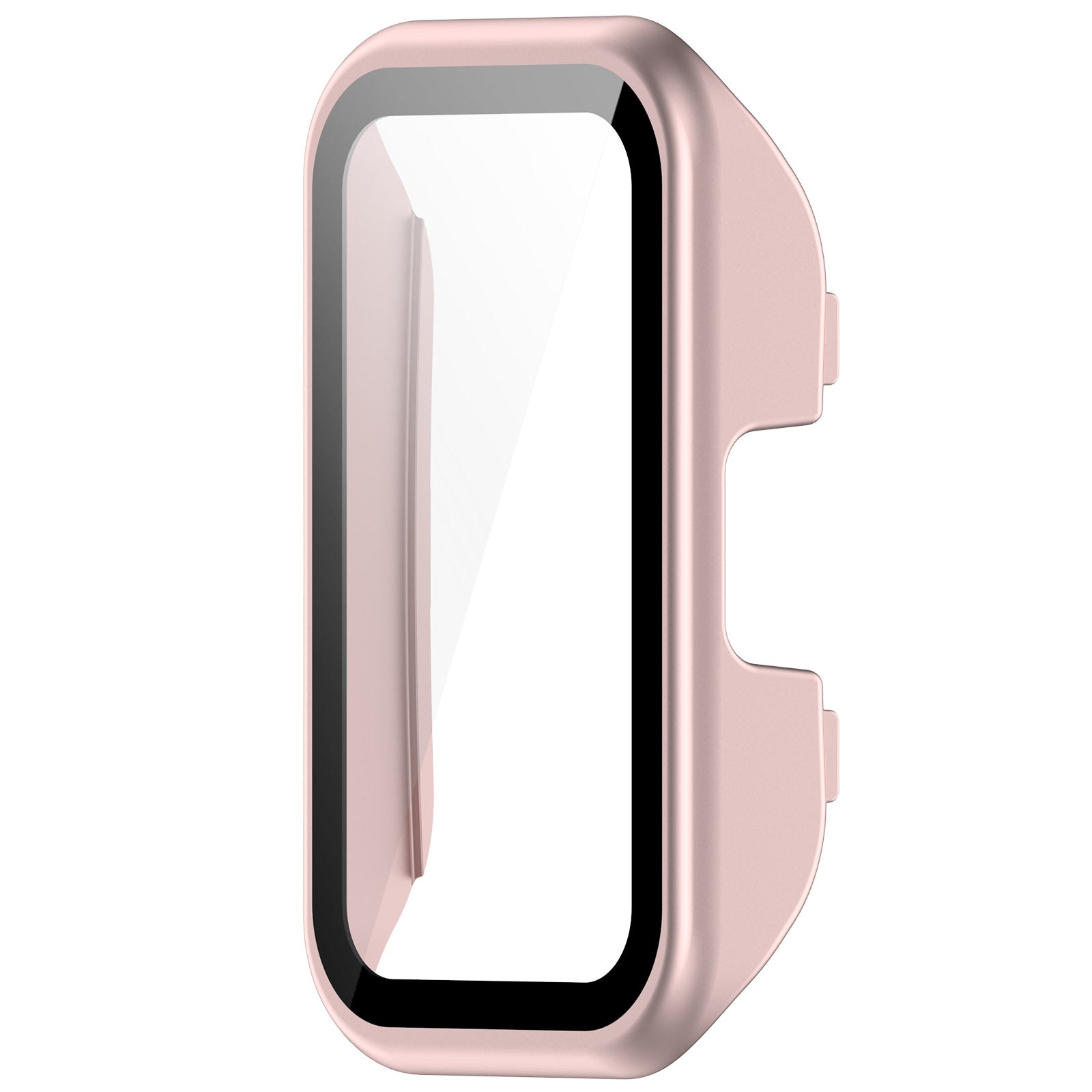 For Huawei Band 8 / 8 NFC / 9 / 9 NFC Hard PC Watch Cover with Tempered Glass Watch Screen Film - Pink