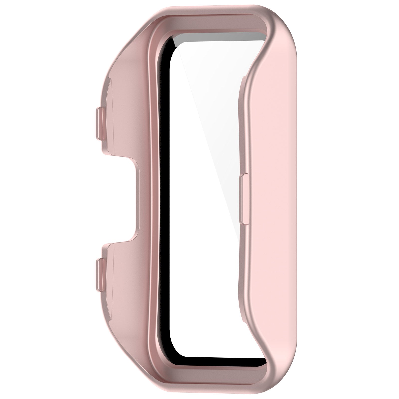 For Huawei Band 8 / 8 NFC / 9 / 9 NFC Hard PC Watch Cover with Tempered Glass Watch Screen Film - Pink