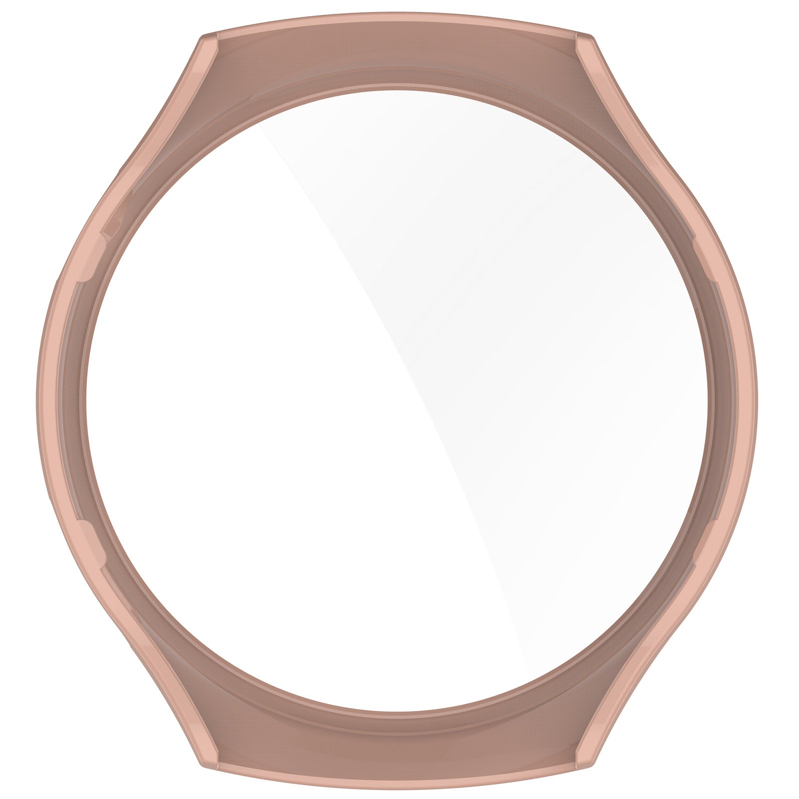 For Huawei Watch 4 Pro Hard PC Watch Case with Built-in Tempered Glass Screen Film - Pink