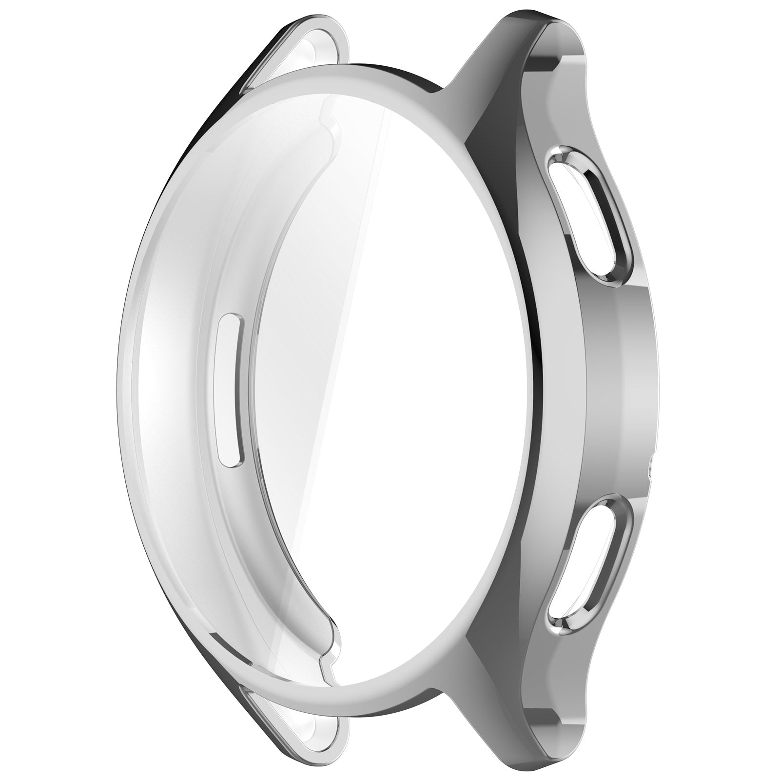 For Xiaomi Watch 2 Electroplated TPU Watch Case Full Coverage Protective Cover - Silver