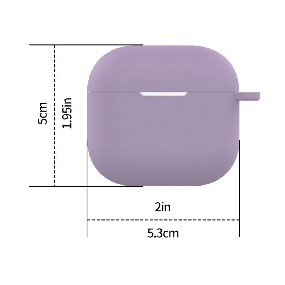Compatible With  AirPods 5 / 4 Silicone Case Integrated Bluetooth-compatible Earbuds Protective Cover with Hook - Black