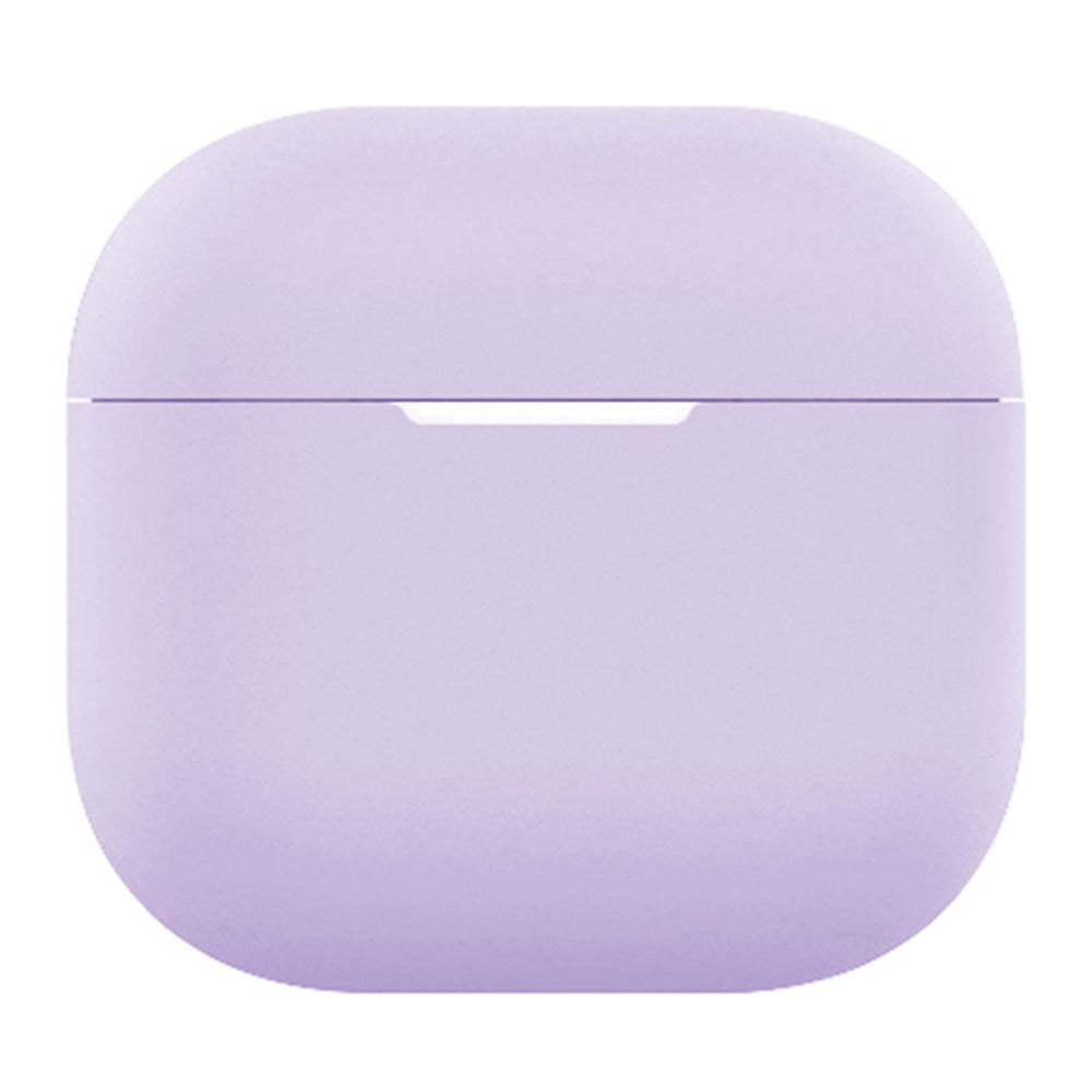 Compatible With  AirPods 5 / 4 Silicone Case Bluetooth-Compatible Earphone Anti-Scratch Protective Cover - Light Purple