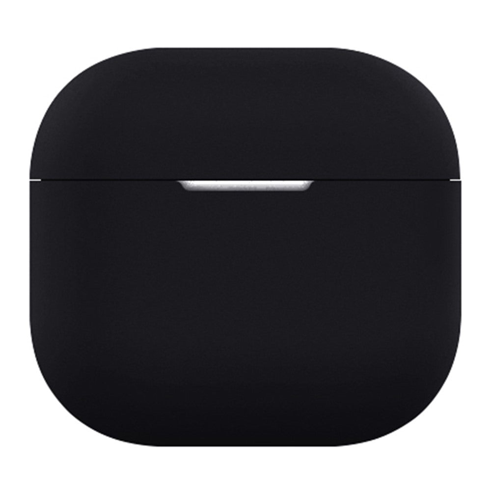 Compatible With  AirPods 5 / 4 Silicone Case Bluetooth-Compatible Earphone Anti-Scratch Protective Cover - Black