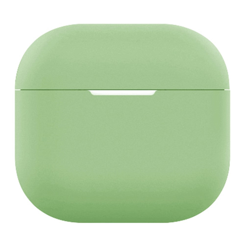 Compatible With  AirPods 5 / 4 Silicone Case Bluetooth-Compatible Earphone Anti-Scratch Protective Cover - Matcha Green