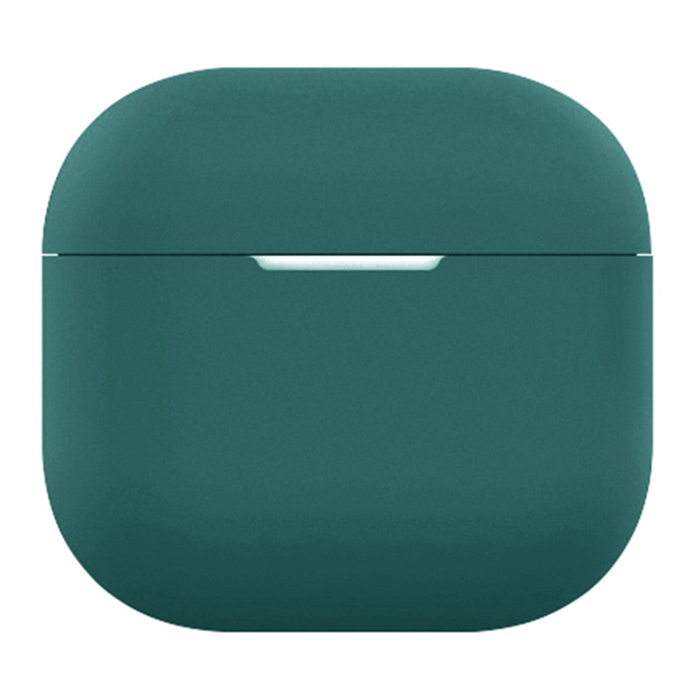 Compatible With  AirPods 5 / 4 Silicone Case Bluetooth-Compatible Earphone Anti-Scratch Protective Cover - Blackish Green