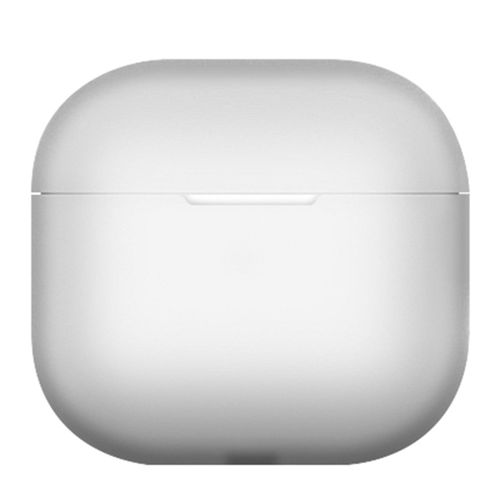 Compatible With  AirPods 5 / 4 Silicone Case Bluetooth-Compatible Earphone Anti-Scratch Protective Cover - Transparent White