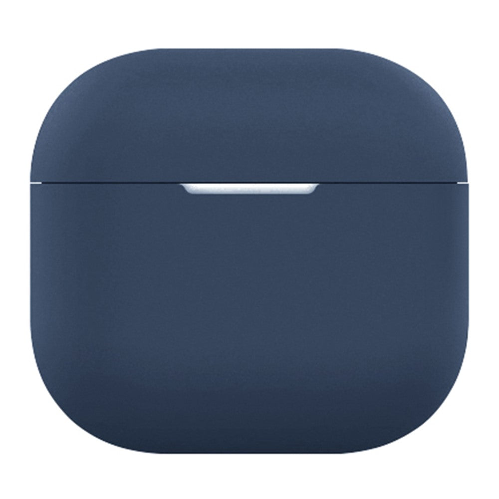 Compatible With  AirPods 5 / 4 Silicone Case Bluetooth-Compatible Earphone Anti-Scratch Protective Cover - Midnight Blue