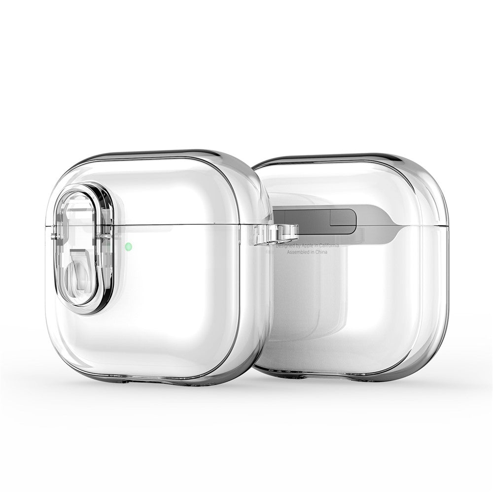 DUX DUCIS Compatible With  AirPods 5 / 4 Earphone Case  PECL Series PC+TPU Bluetooth-compatible Earphone Cover with Hook - Clear