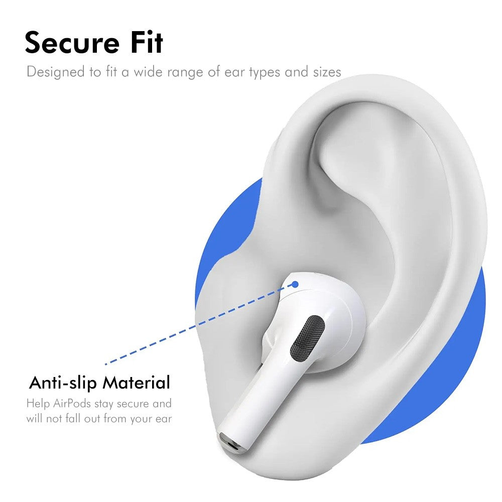 ENKAY HAT PRINCE AirPods 5 / 4 Silicone Case Bluetooth-compatible Earphone Protector Cover with Hook / Earbuds - Pine Needle Green
