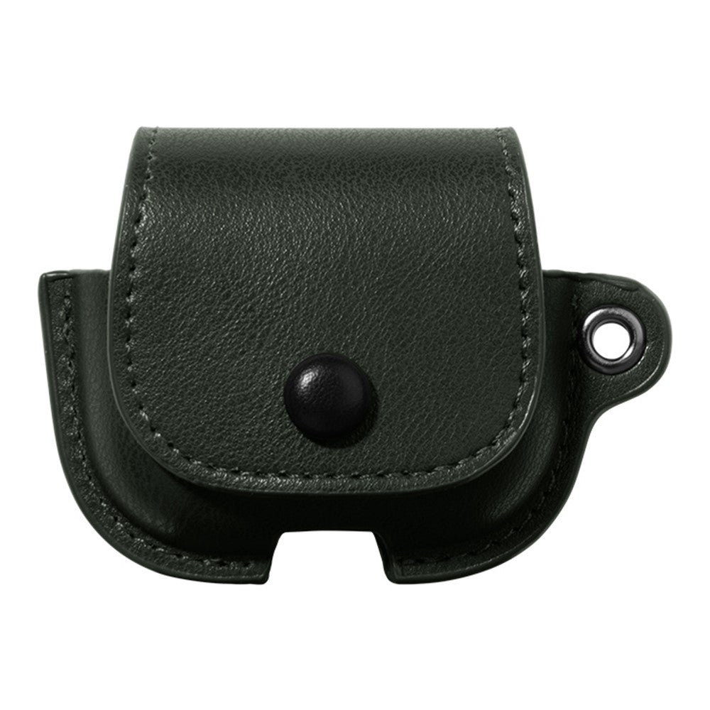 Compatible With  AirPods 5 / 4 Charging Case Cover Backpack Style Leather+PC Earbuds Protective Case - Green
