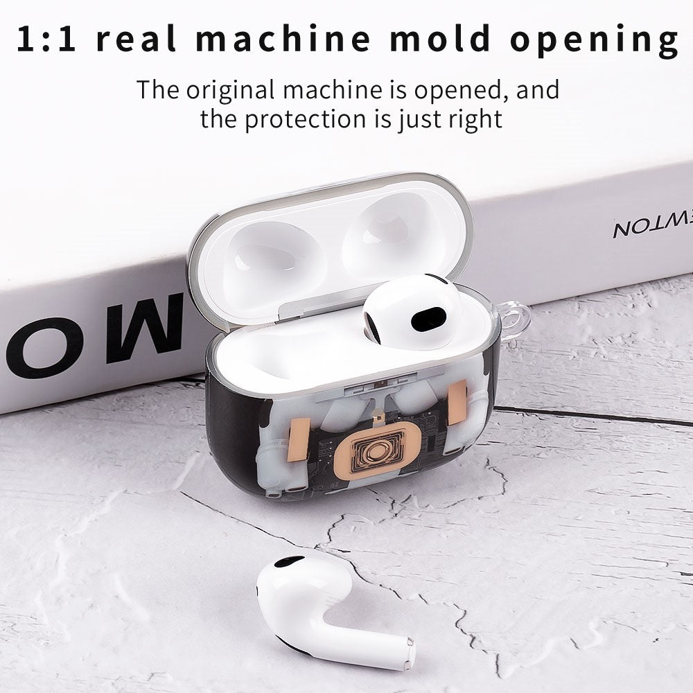 Compatible With  AirPods 5 / 4 Earphone Case Mechanical Structure TPU Drop-Proof Protective Cover