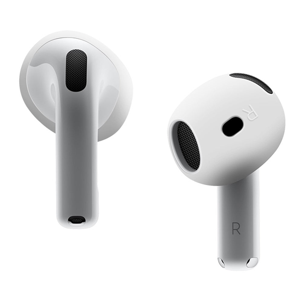Compatible With  AirPods 5 / 4 Earbuds Anti-slip Silicone Cover Bluetooth-compatible Earphones Earmuffs Ear Tips - White