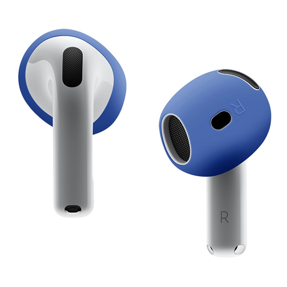 Compatible With  AirPods 5 / 4 Earbuds Anti-slip Silicone Cover Bluetooth-compatible Earphones Earmuffs Ear Tips - Blue