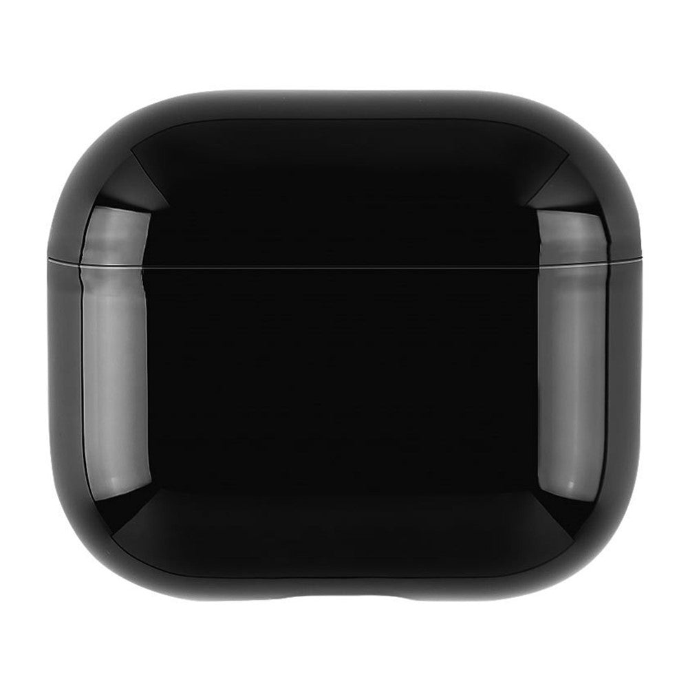 Compatible With  AirPods 5 / 4 PC Hard Case Electroplating Earphone Protective Cover - Black