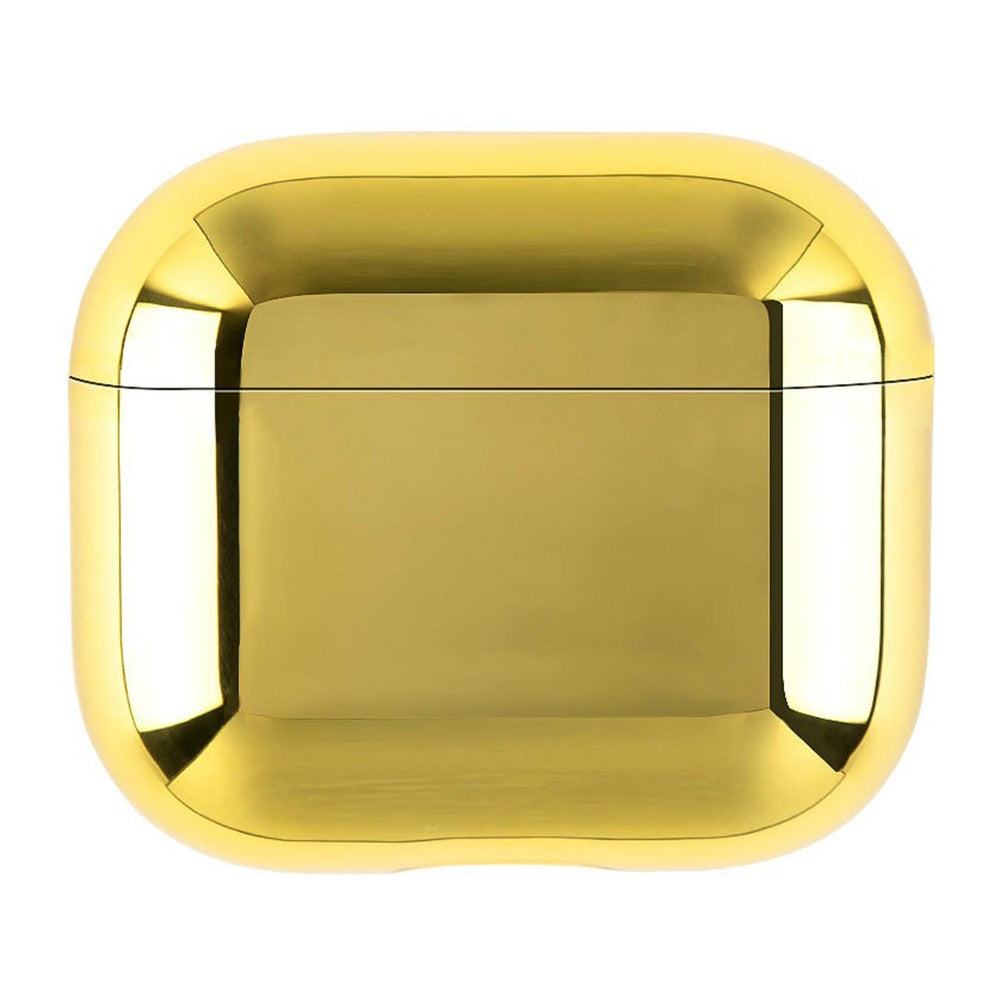 Compatible With  AirPods 5 / 4 PC Hard Case Electroplating Earphone Protective Cover - Gold