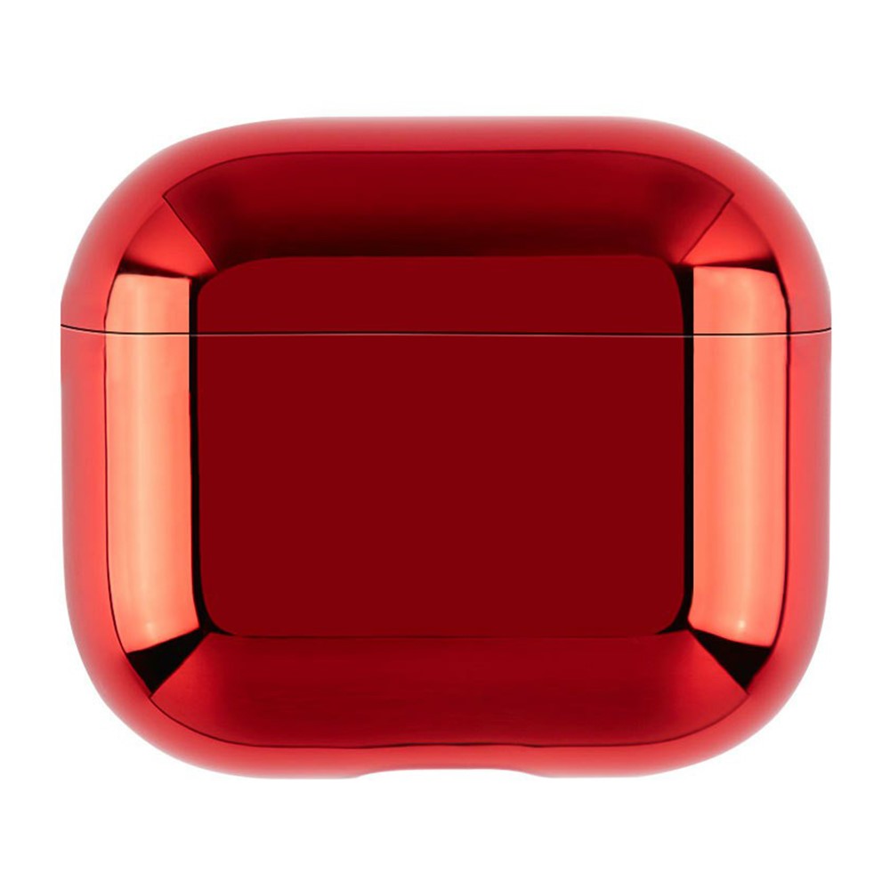Compatible With  AirPods 5 / 4 PC Hard Case Electroplating Earphone Protective Cover - Red