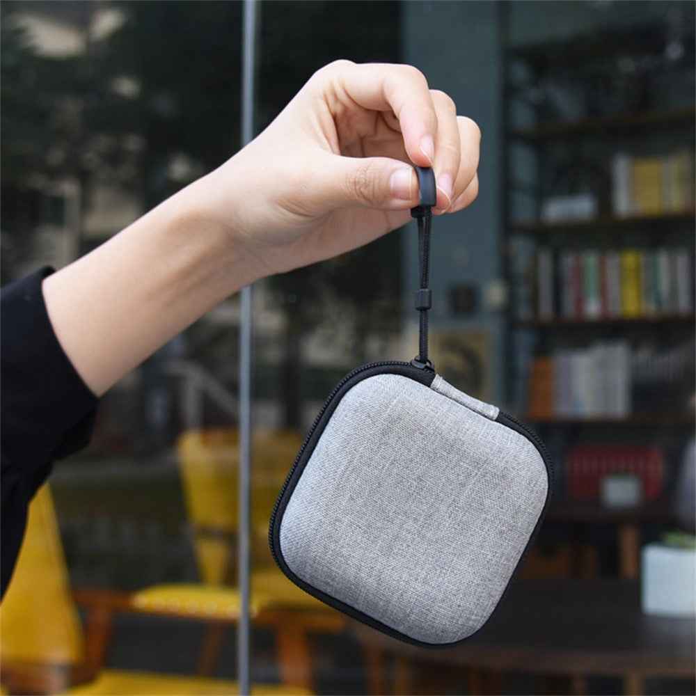 Compatible With  AirPods 5 / 4 Earphones 5 in 1 Protective Case + Anti Lost Rope + Storage Case + Brush + Watch Band Earbud Holder - Black